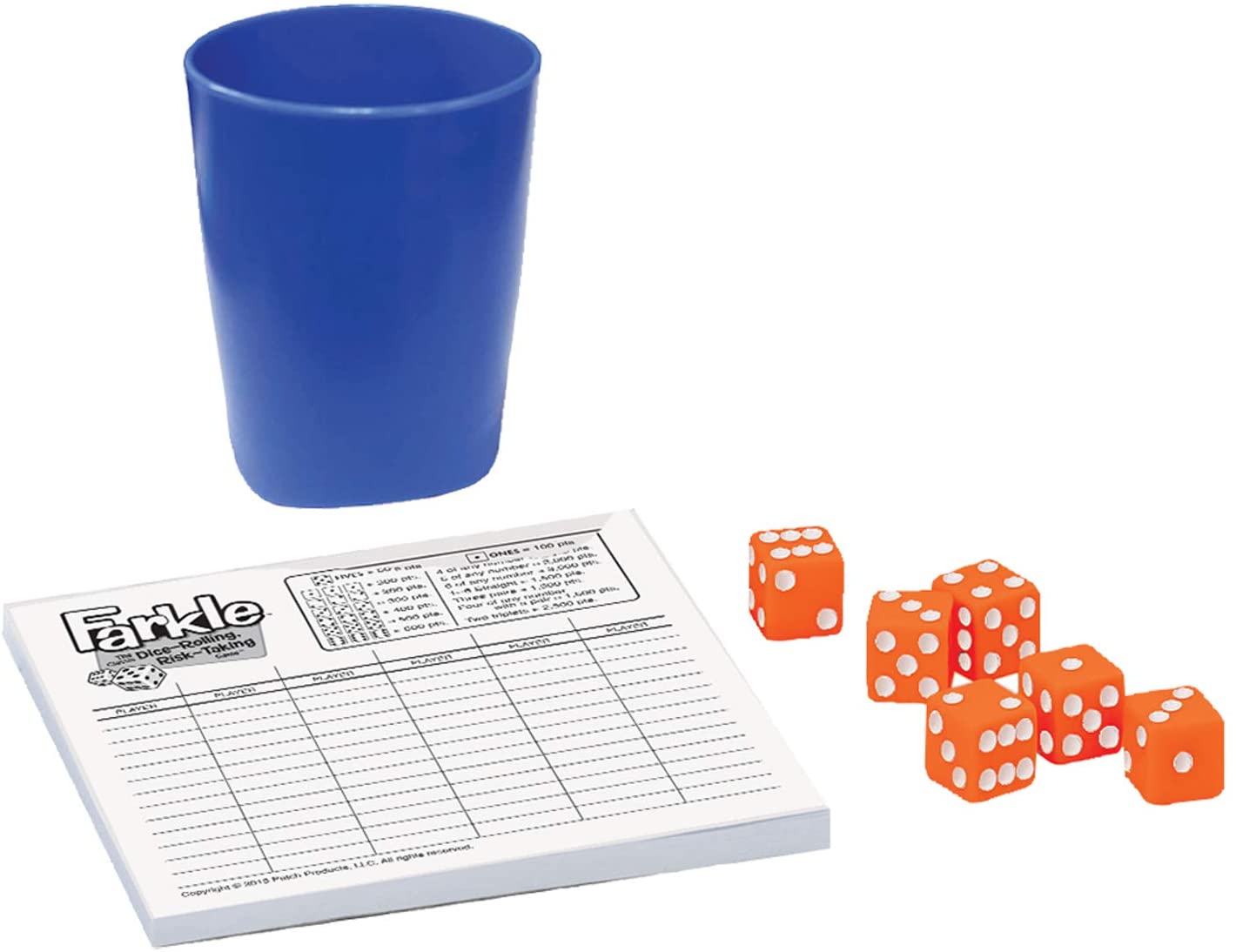 Playmonster  Farkle Dice Rolling Risk Taking Game - 2 Each PLAYMONSTER