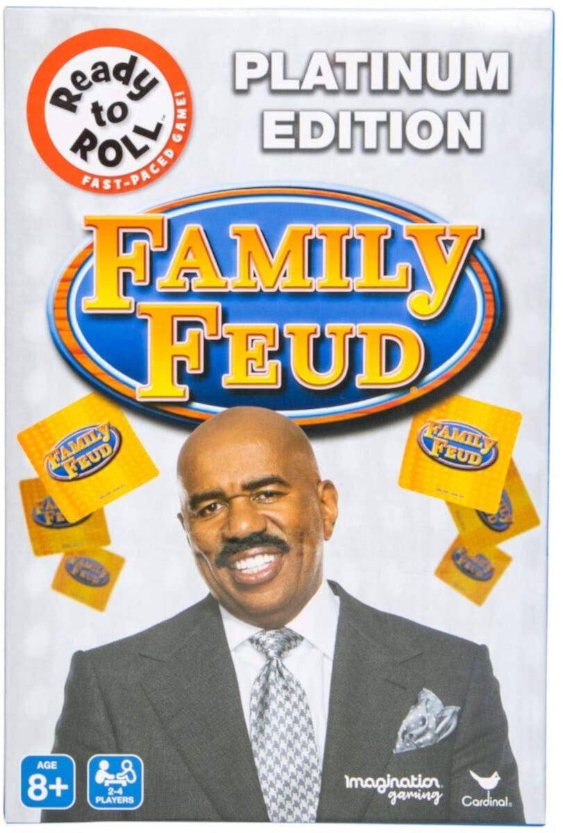 Family Feud Platinum Edition 2 - 4 Players Ages 8 and Up Cardinal