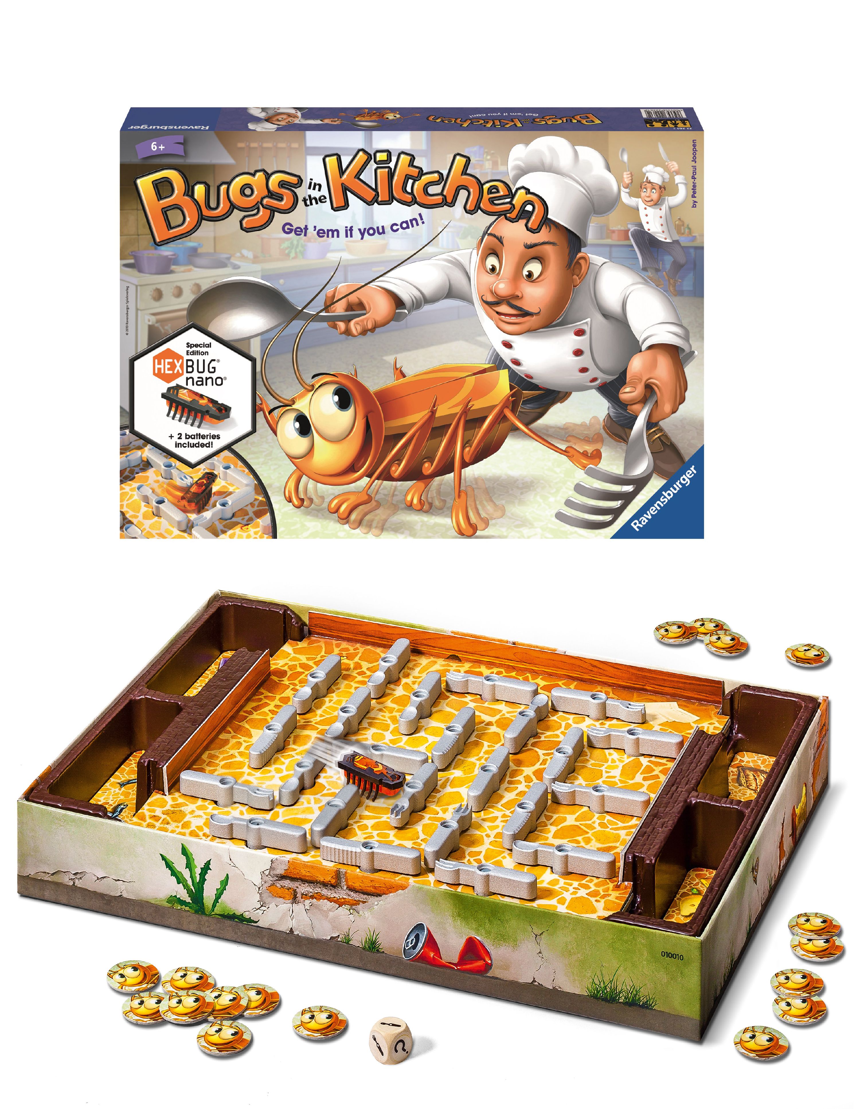 Ravensburger - Bugs in the Kitchen - Family Board Game Ravensburger