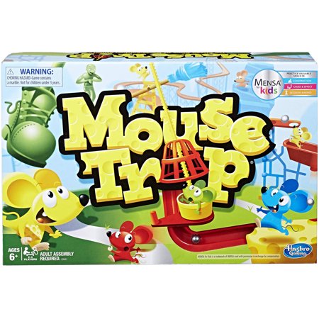 Mouse Trap Kids Board Game, Kids Game for 2-4 Players HASBRO