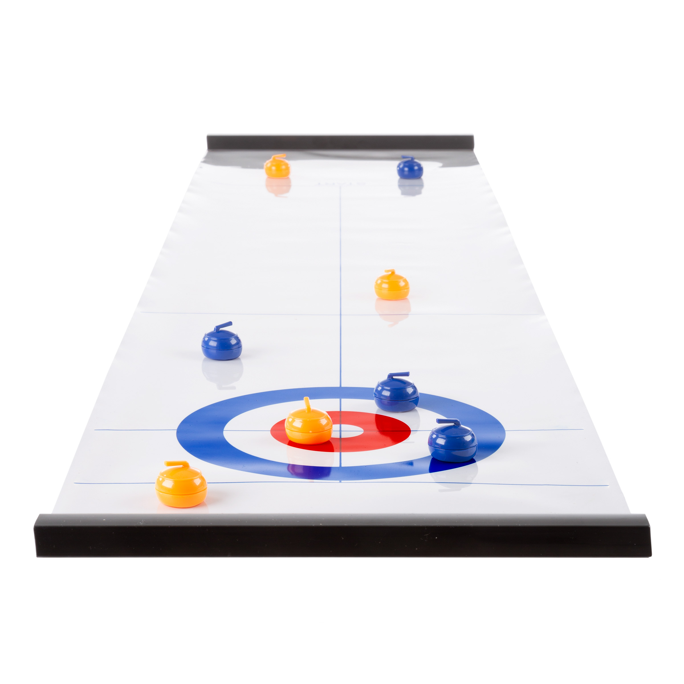 Tabletop Curling Game - Portable Desktop Board Game by Hey! Play! Hey! Play!