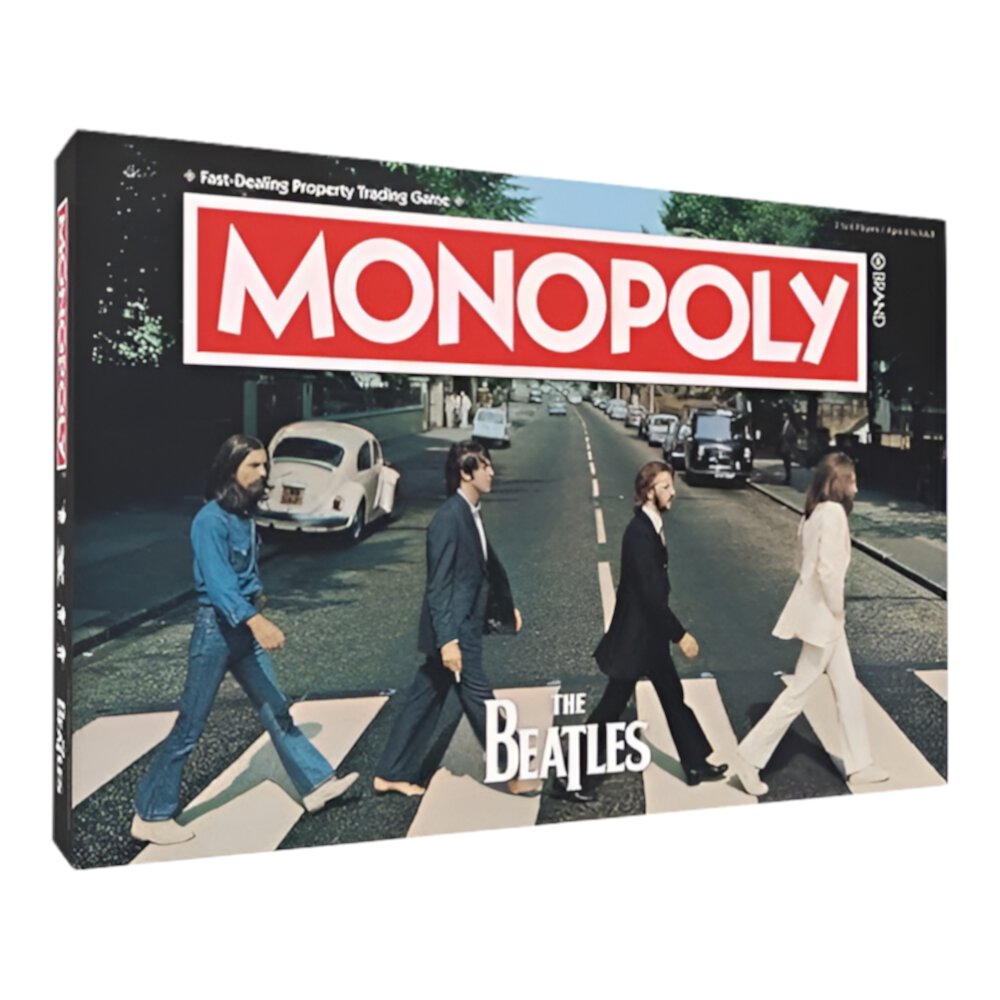 MONOPOLY: The Beatles - Collectible Licensed Edition, Strategy Board Game, Based On The Iconic Rock Band's Discography, Family Ages 8+, 2-6 Players USAopoly