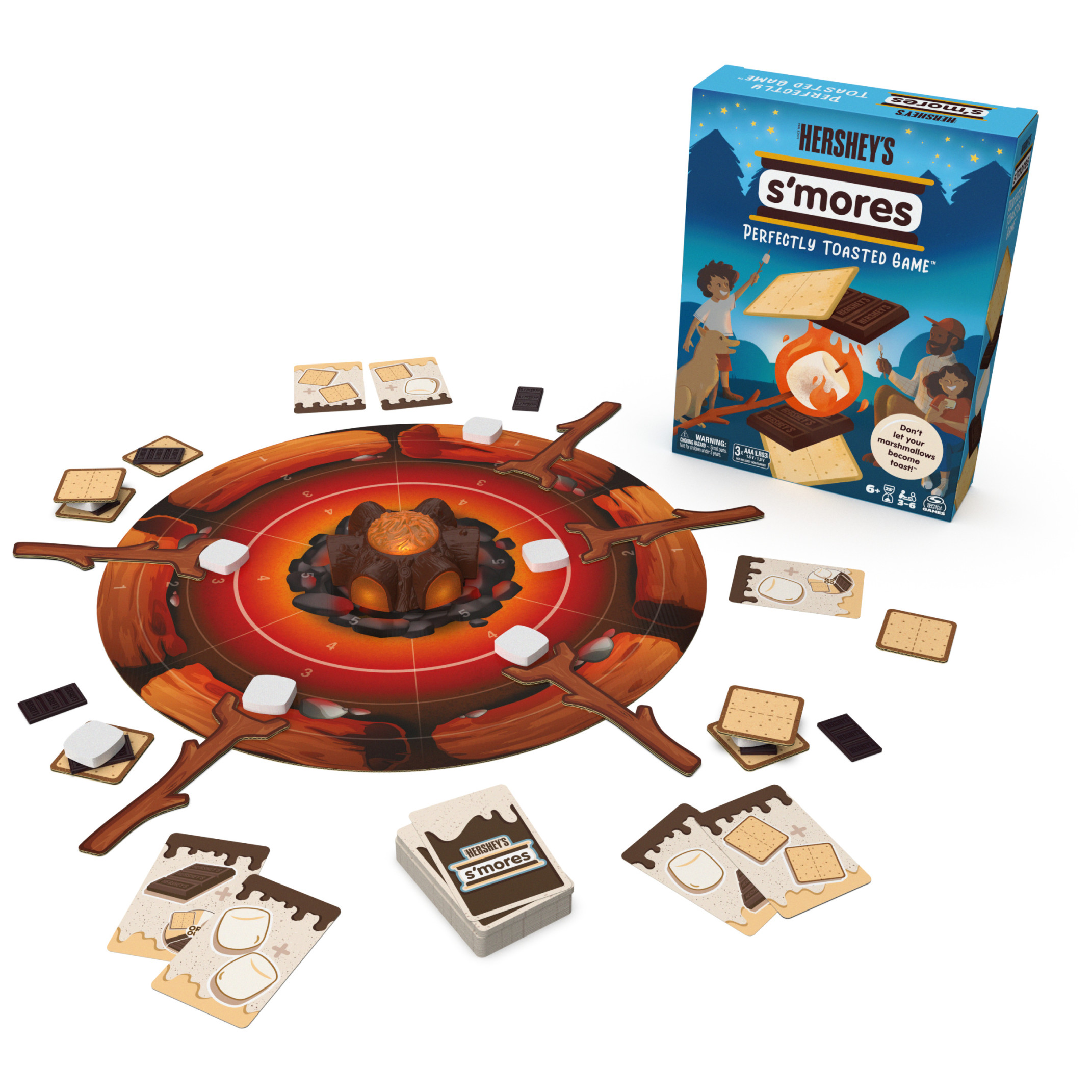 HERSHEY’S S’mores Perfectly Toasted Game, for Kids Ages 6 and up Spin Master Games