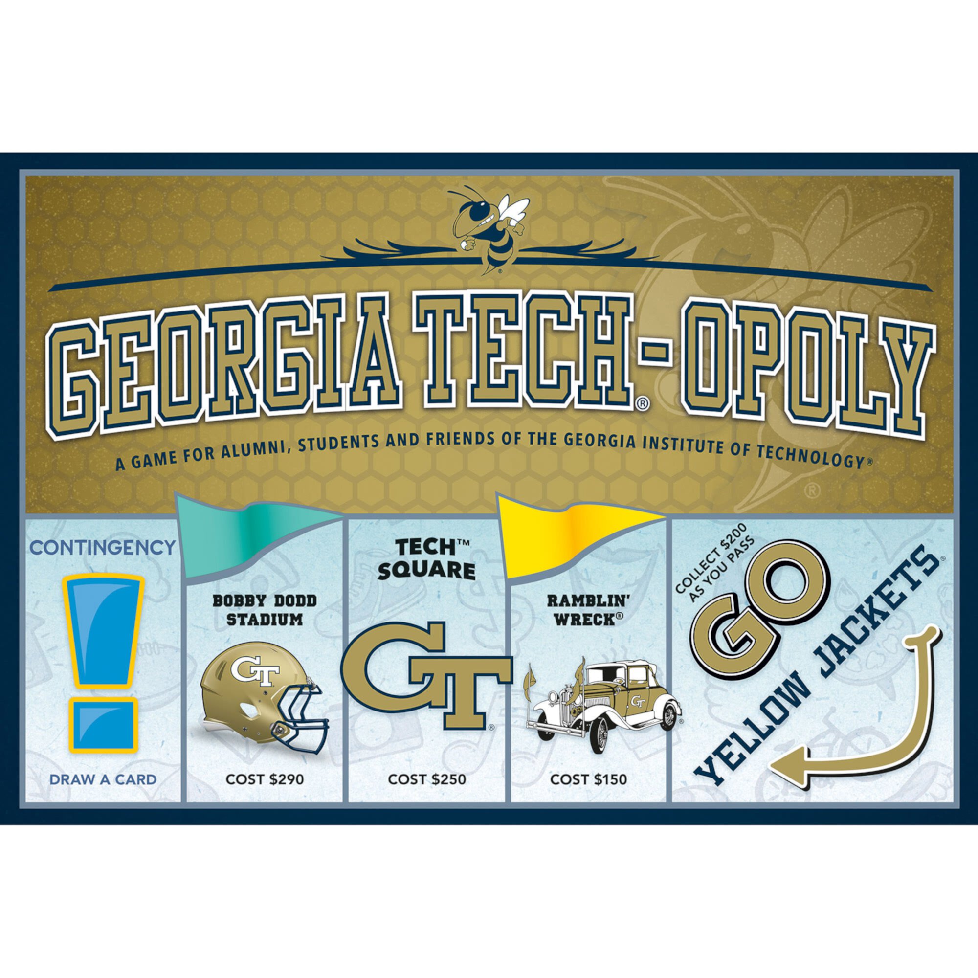 Late For The Sky: Georgia Tech-Opoly - Themed Family Board Game, Opoly-Style Game Night, Traditional Play Or 1 Hr Version, Ages 8+, 2-6 Players Late For The Sky