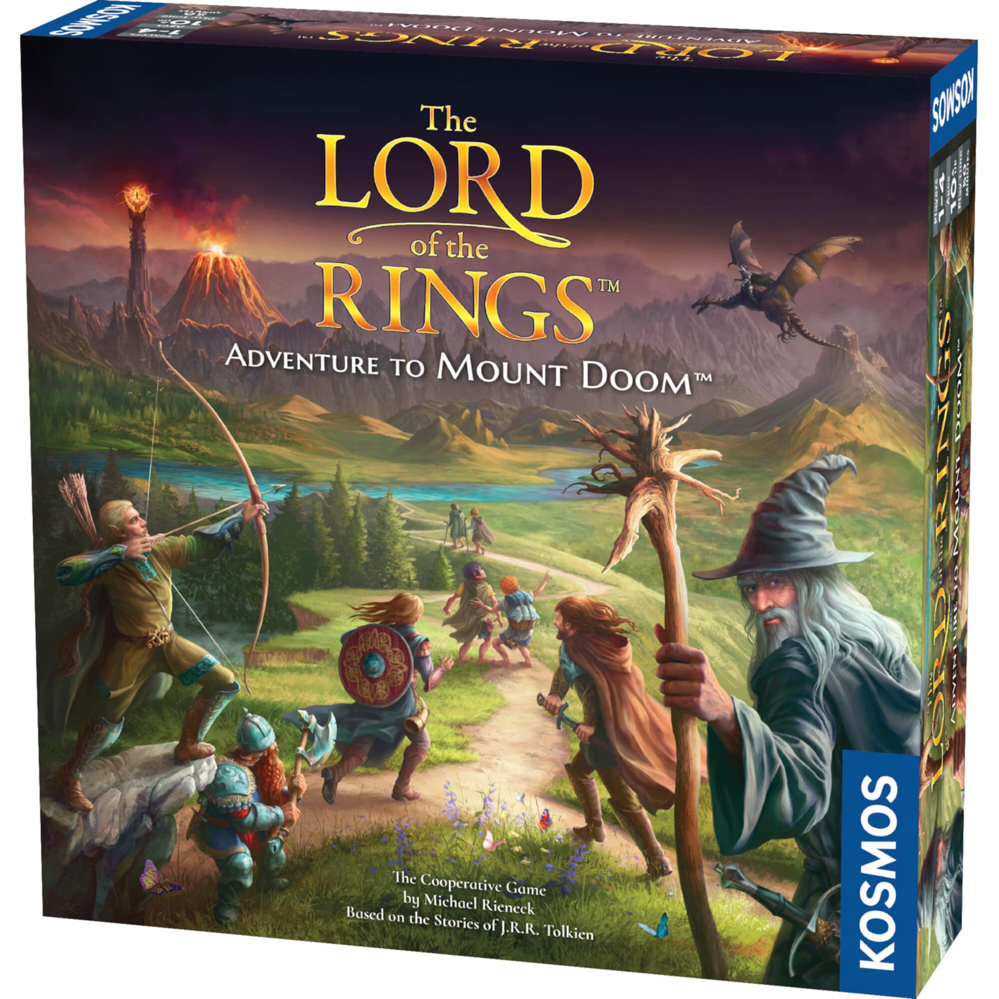 The Lord of The Rings: Adventure to Mount Doom | Family Game | Cooperative Game | Strategy Game ACD