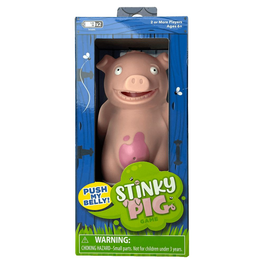 Stinky Pig Party Game by Playmonster - Poke Him, Pass Him, He Toots!! PLAYMONSTER