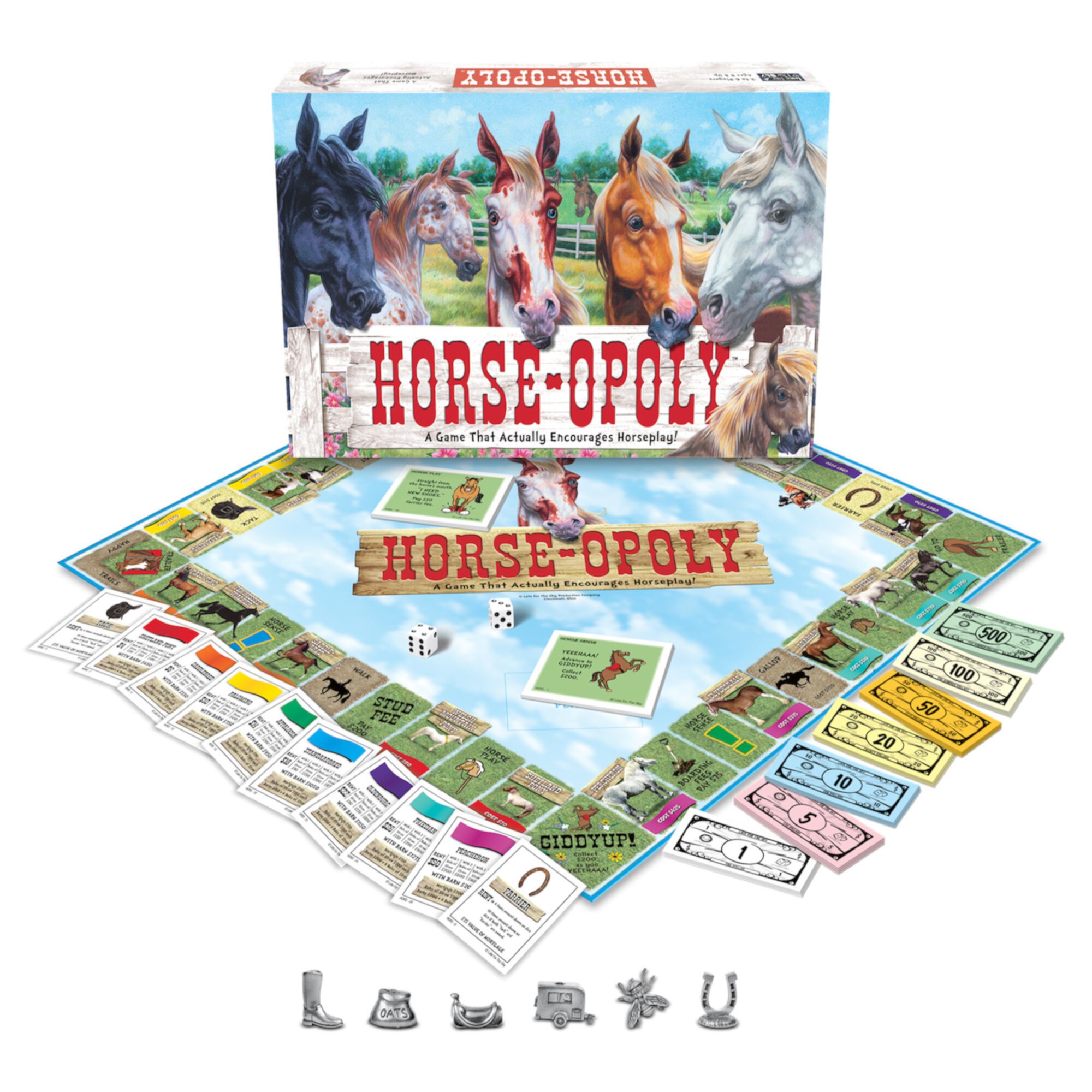 Late for the Sky Horse-Opoly Board Game Late For The Sky