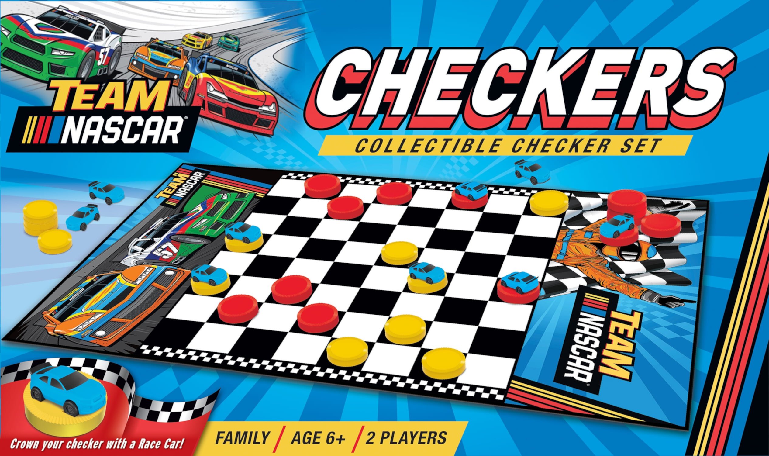 MasterPieces Officially licensed Old MacDonald's Checkers Board Game for Families and Kids ages 6 and Up MasterPieces