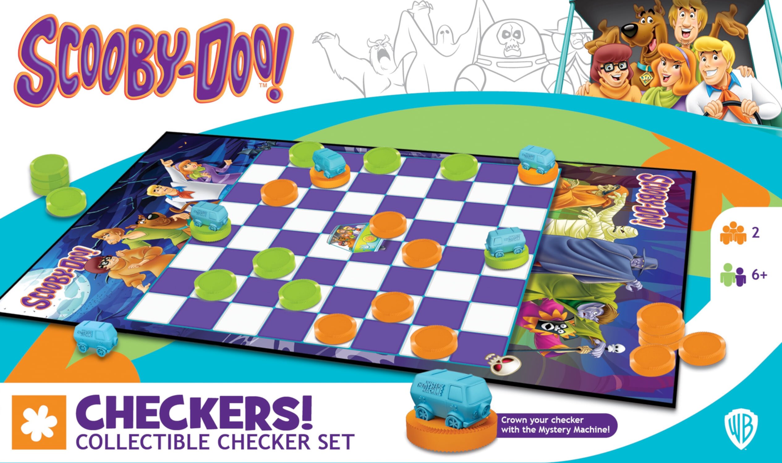 MasterPieces Officially licensed Hershey Checkers Board Game for Families and Kids ages 6 and Up MasterPieces