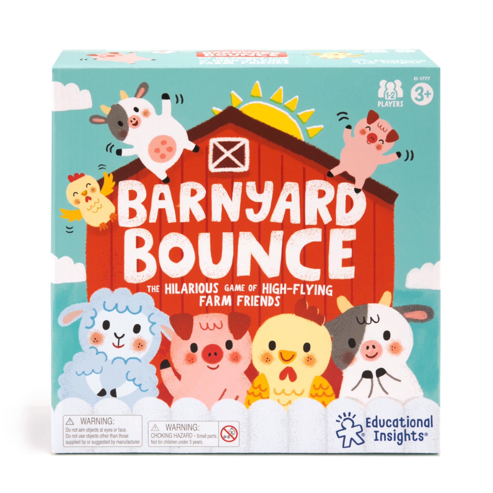 Educational Insights Barnyard Bounce Game, Preschool Memory & Matching Game, Boys & Girls Ages 3+ Educational Insights