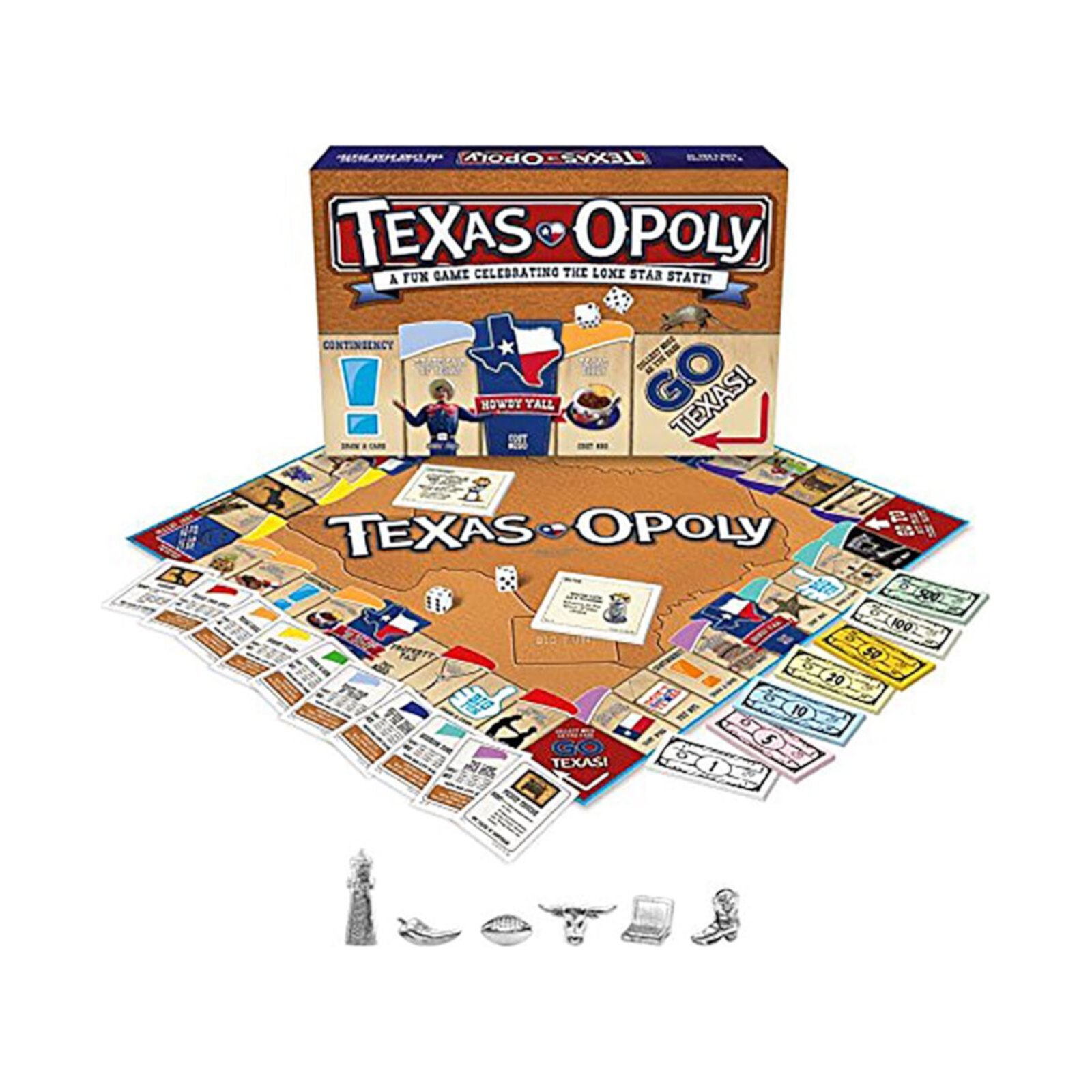 Late for the Sky Texas-Opoly Strategy Board Game, for Children Ages 8+ Late For The Sky