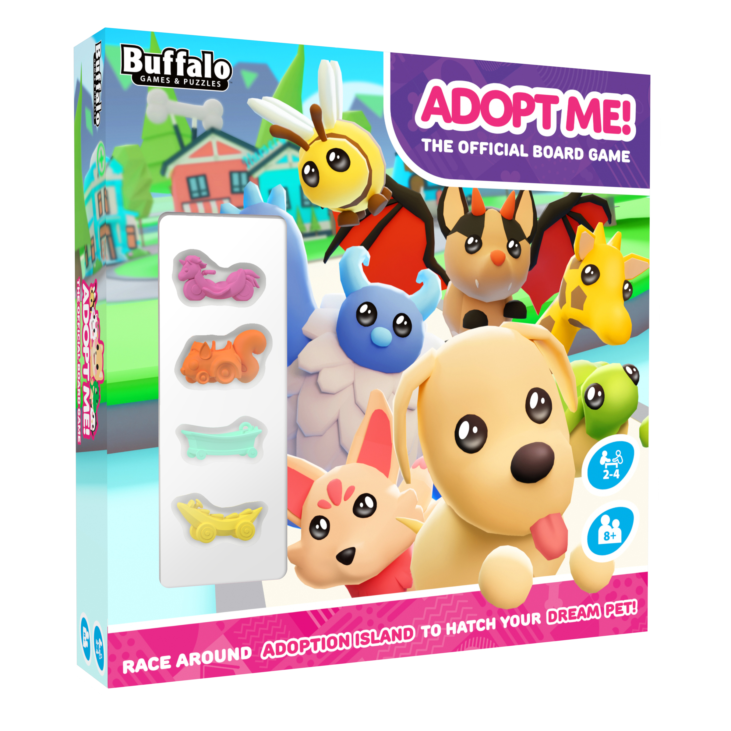 Adopt Me The Ultimate Pet Adoption Board Game Based on the Popular Roblox Game for Children Ages 8+, by Buffalo Games Buffalo Games