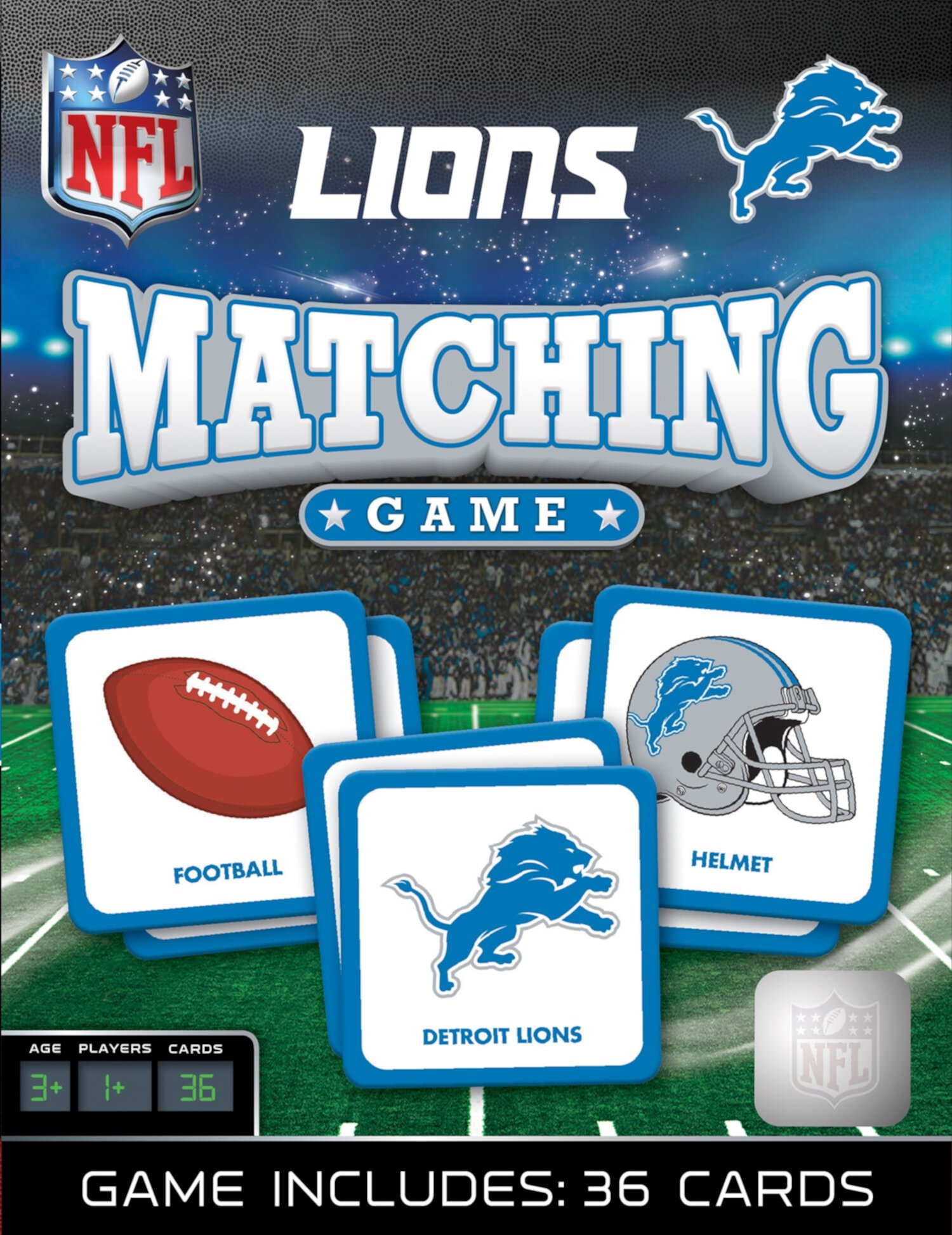 MasterPieces Officially Licensed NFL New England Patriots Matching Game for Kids and Families MasterPieces