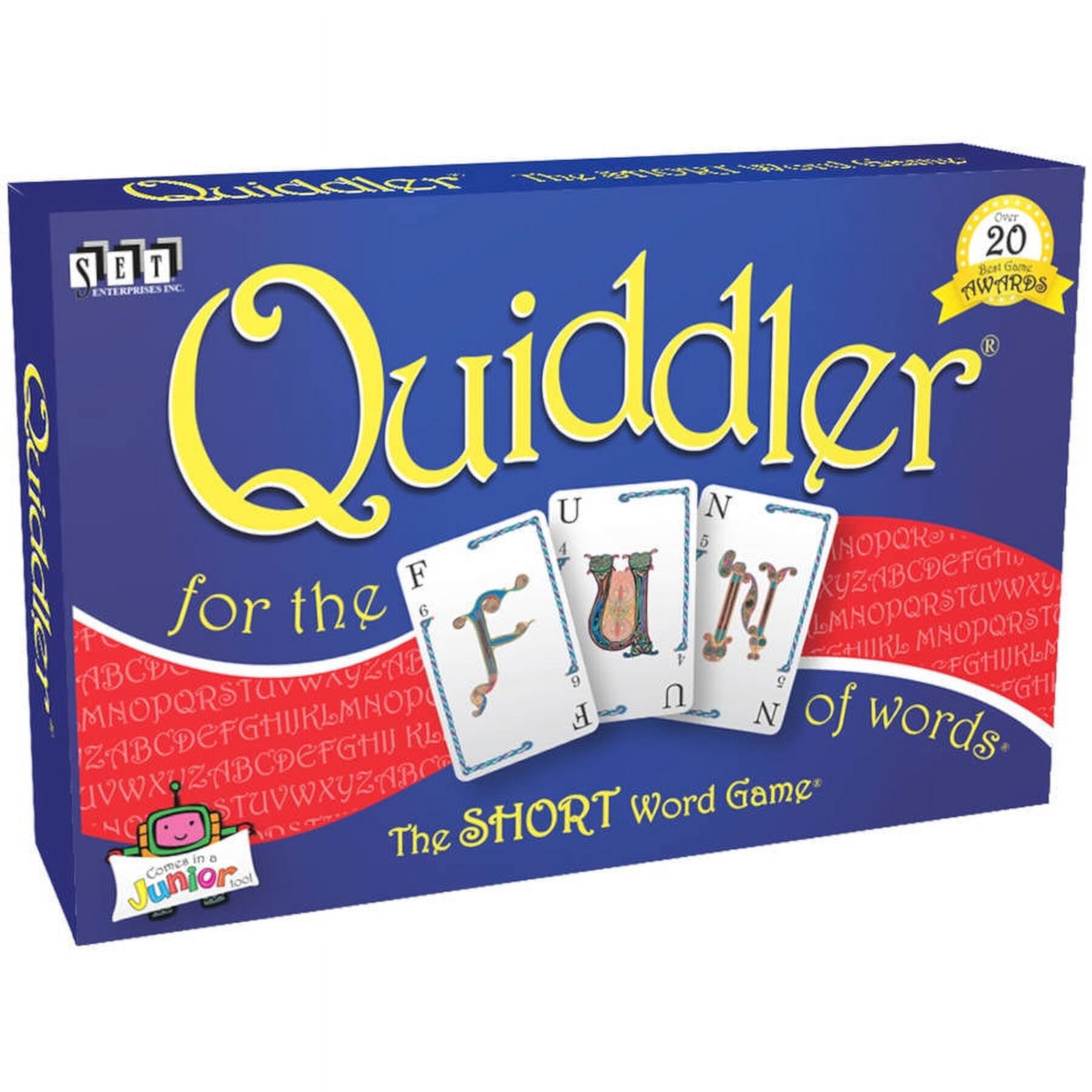 PlayMonster Quiddler Card Games for Kids - Playing Cards Word Game, Multi-Player, Ages 8+ PLAYMONSTER