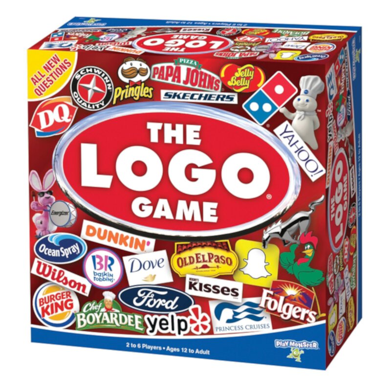 The Logo Game Board Game, Card Game, Kids Game, Family Game Adult Game PLAYMONSTER