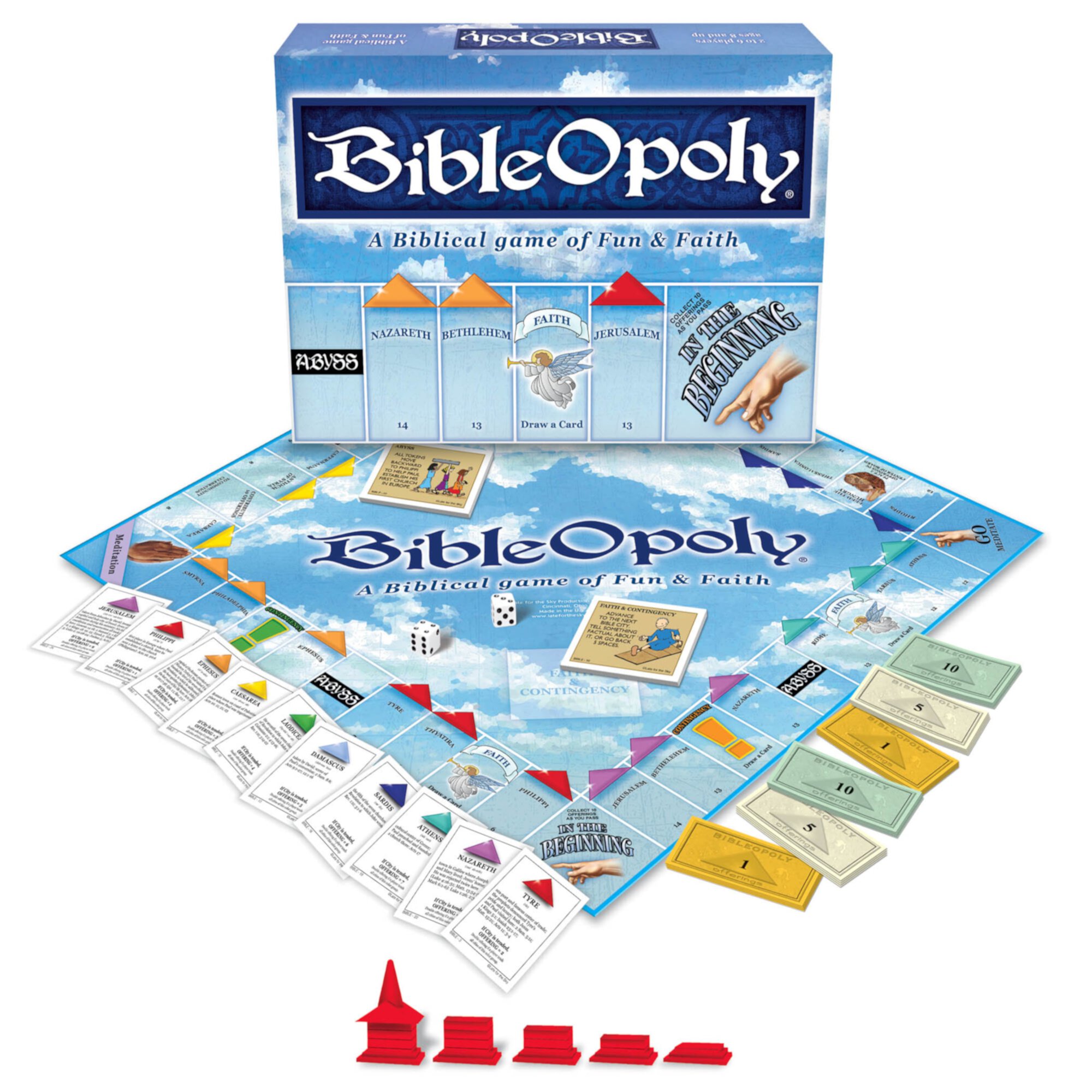 Late for the Sky Bible-Opoly Board Game Late For The Sky