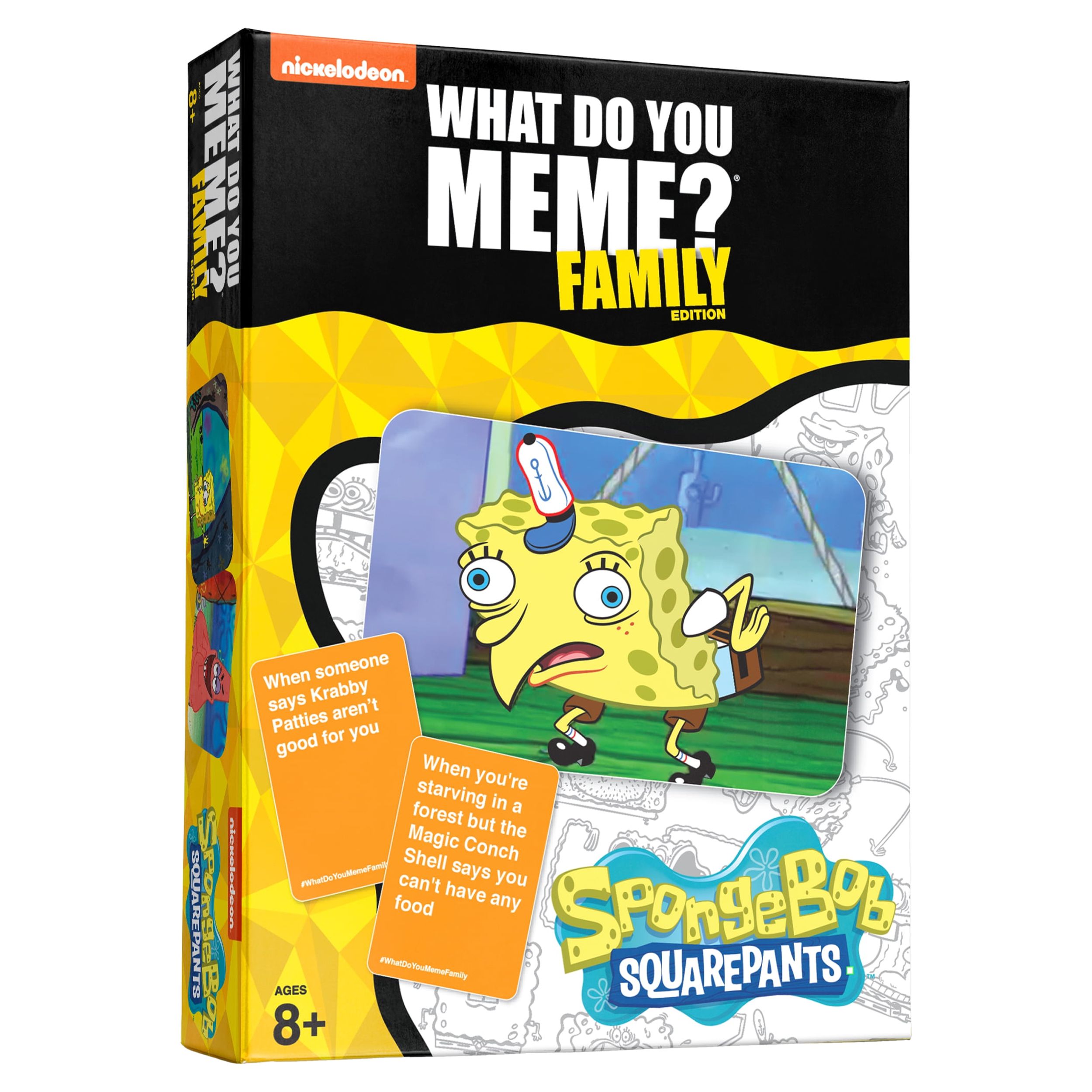 What Do You Meme?® SpongeBob Family Edition Card Game – for Ages 8+ – Perfect for Family Game Night! WHAT DO YOU MEME?