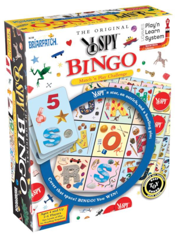 Briarpatch | I SPY Bingo Game, Match and Play, Preschool Game, Ages 4+ University Games