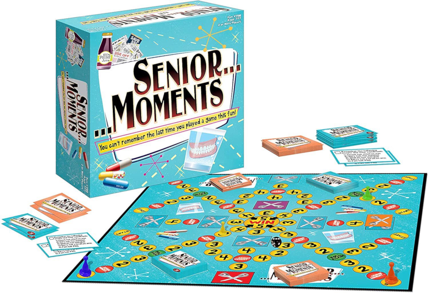 TDC Games Senior Moments Board Game for the Whole Family TDC Games