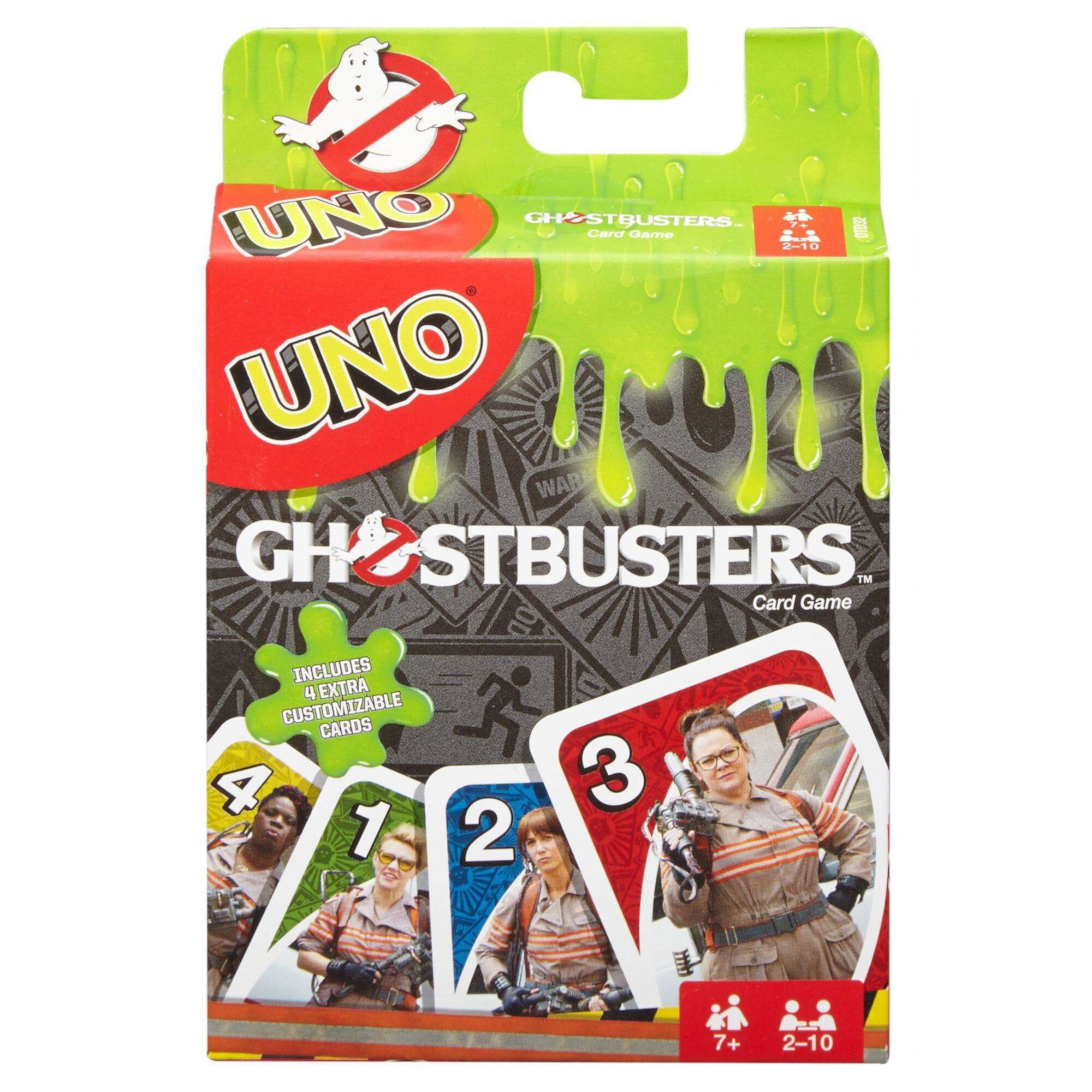 Uno Ghostbusters theme Card Game for 2-10 Players Ages 7Y+ UNO