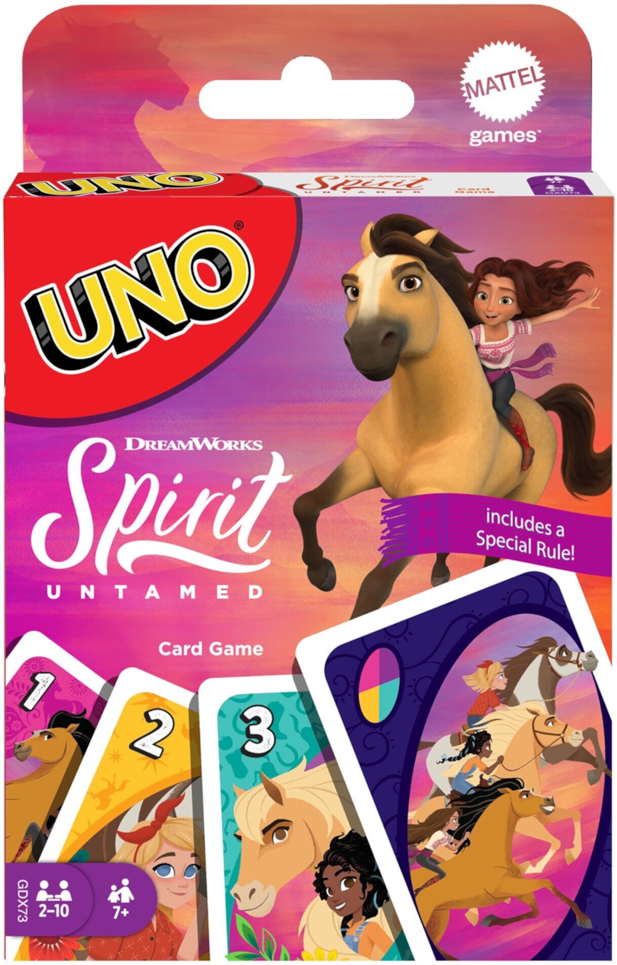 Uno Dreamworks Spirit Untamed Matching Card Game For 7 Year Olds & up UNO