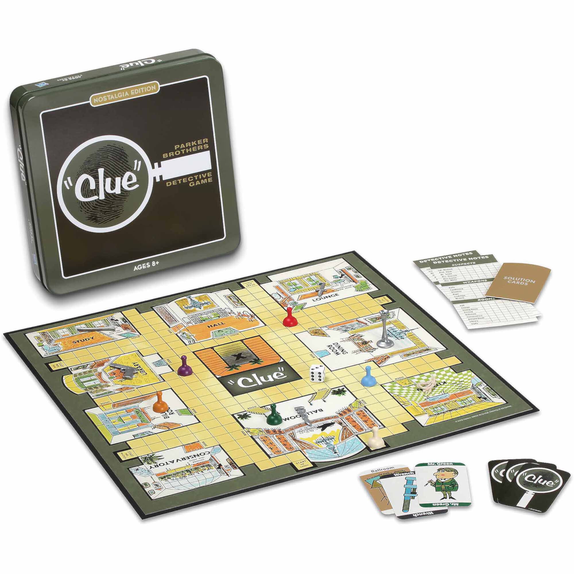 Clue Board Game Nostalgia Edition Game Tin HASBRO