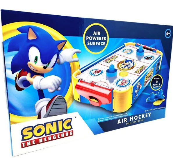 Sonic The Hedgehog Air Hockey Table Top Edition Sonic