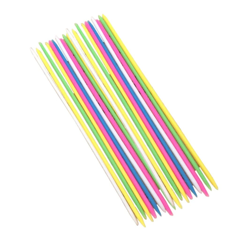 NUOLUX 30pcs Pick-up Sticks Parent-child Game Giant Pick Up Sticks Game Great Fun Game for All Ages(Mixed Color) NUOLUX