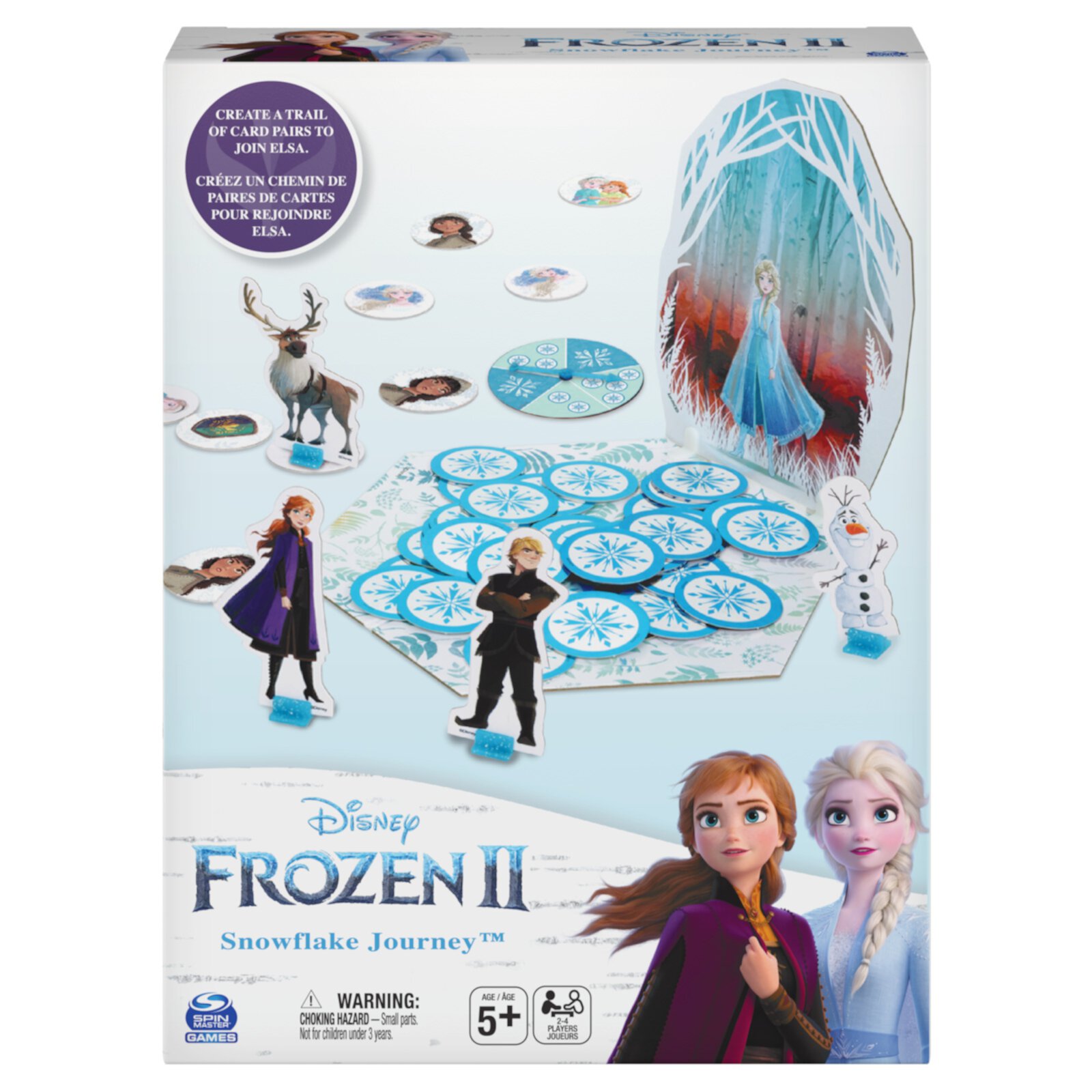 Frozen 2 Snowflake Journey Matching Game for Kids Spin Master Games