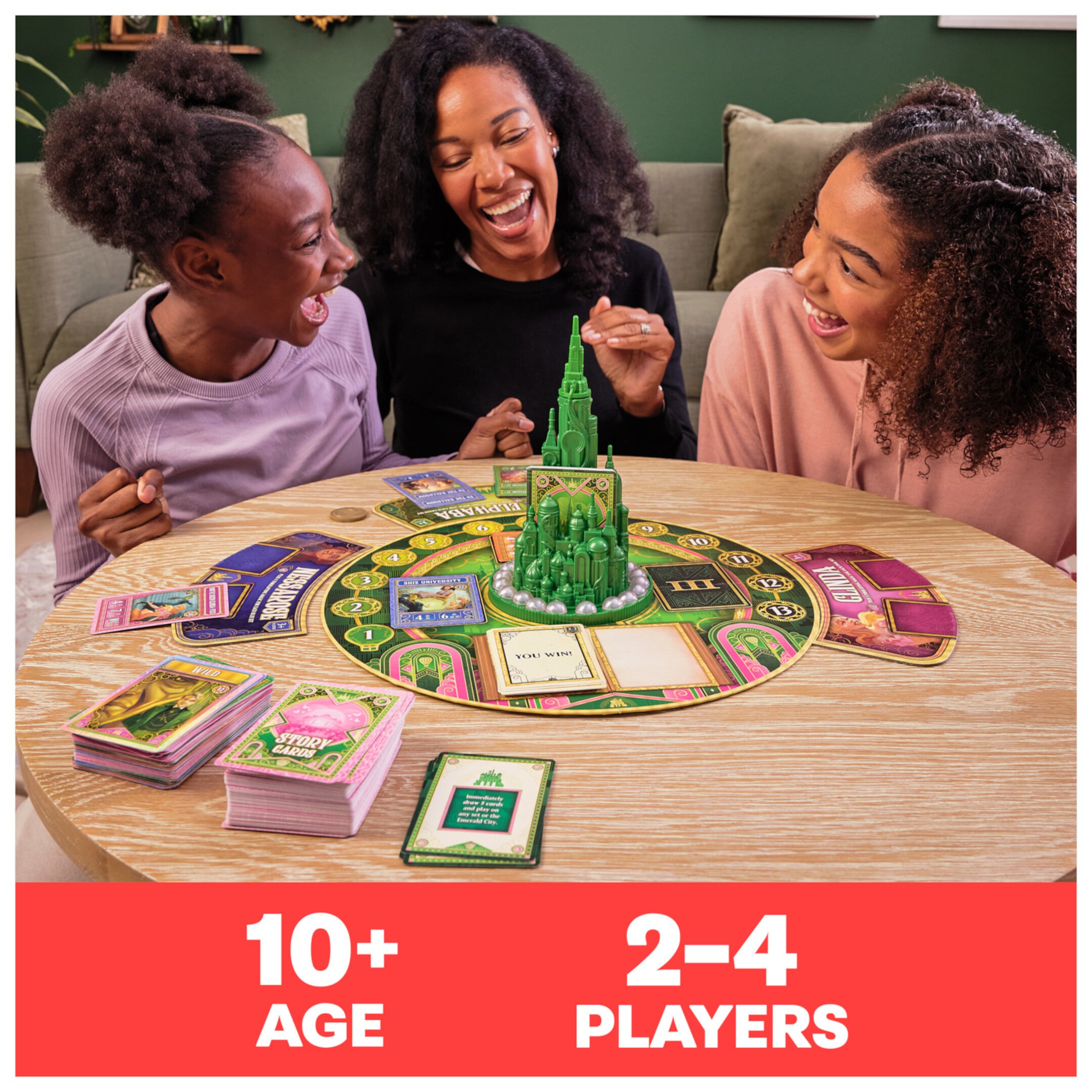 Spin Master Games, Wicked The Game, Based on the Hit Broadway Musical & Movie Wicked, Kids Games, Family Game Night, For Fans of Musicals Ages 10+ Spin Master Games