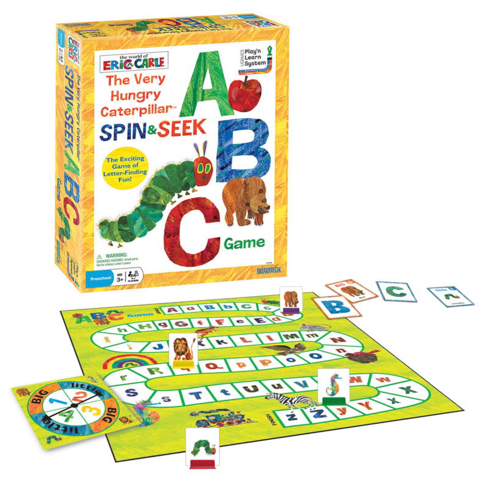 Briarpatch The Very Hungry Caterpillar Spin & Seek ABC Game University Games