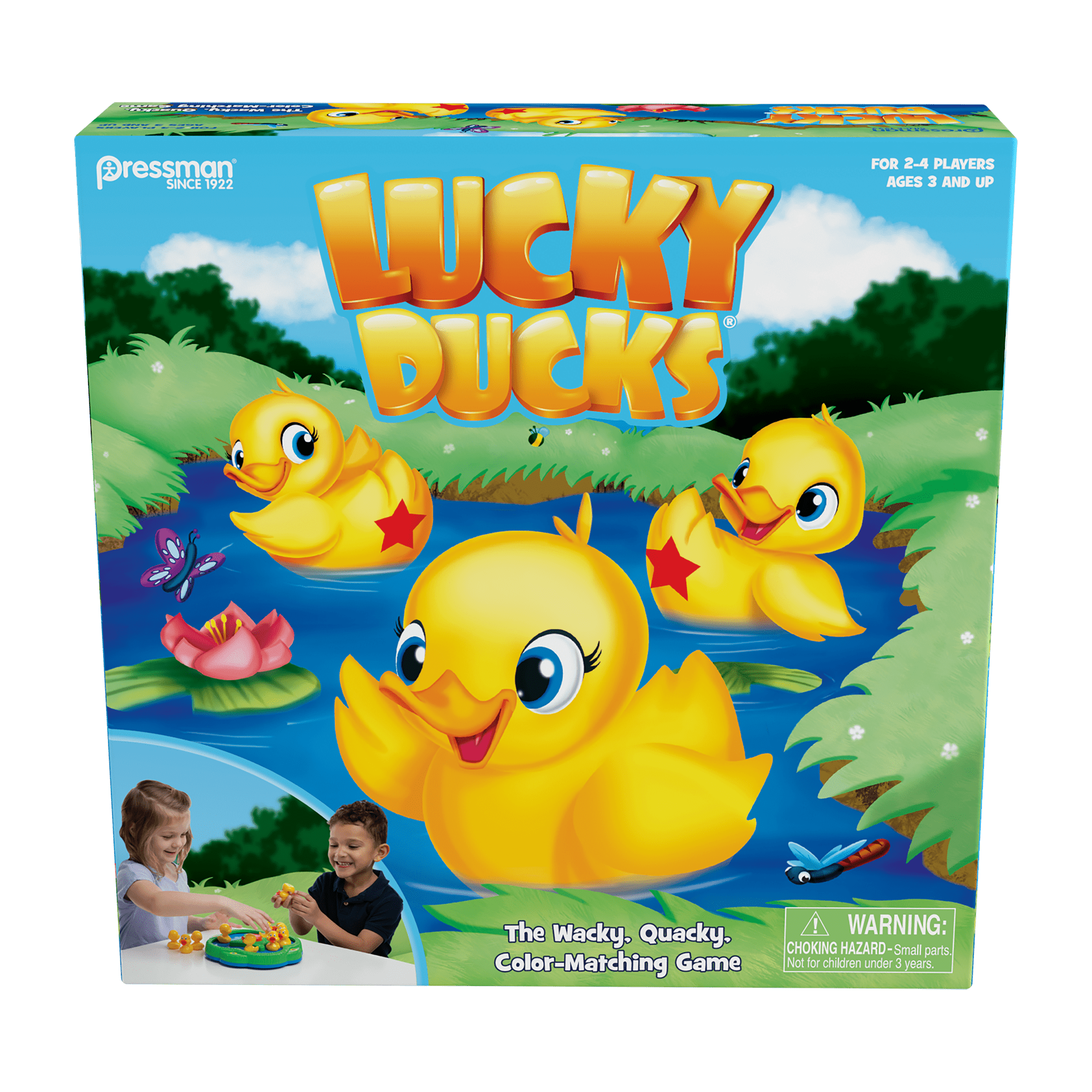 Pressman Toy Lucky Ducks Game for Kids Ages 3 and up Pressman Toys