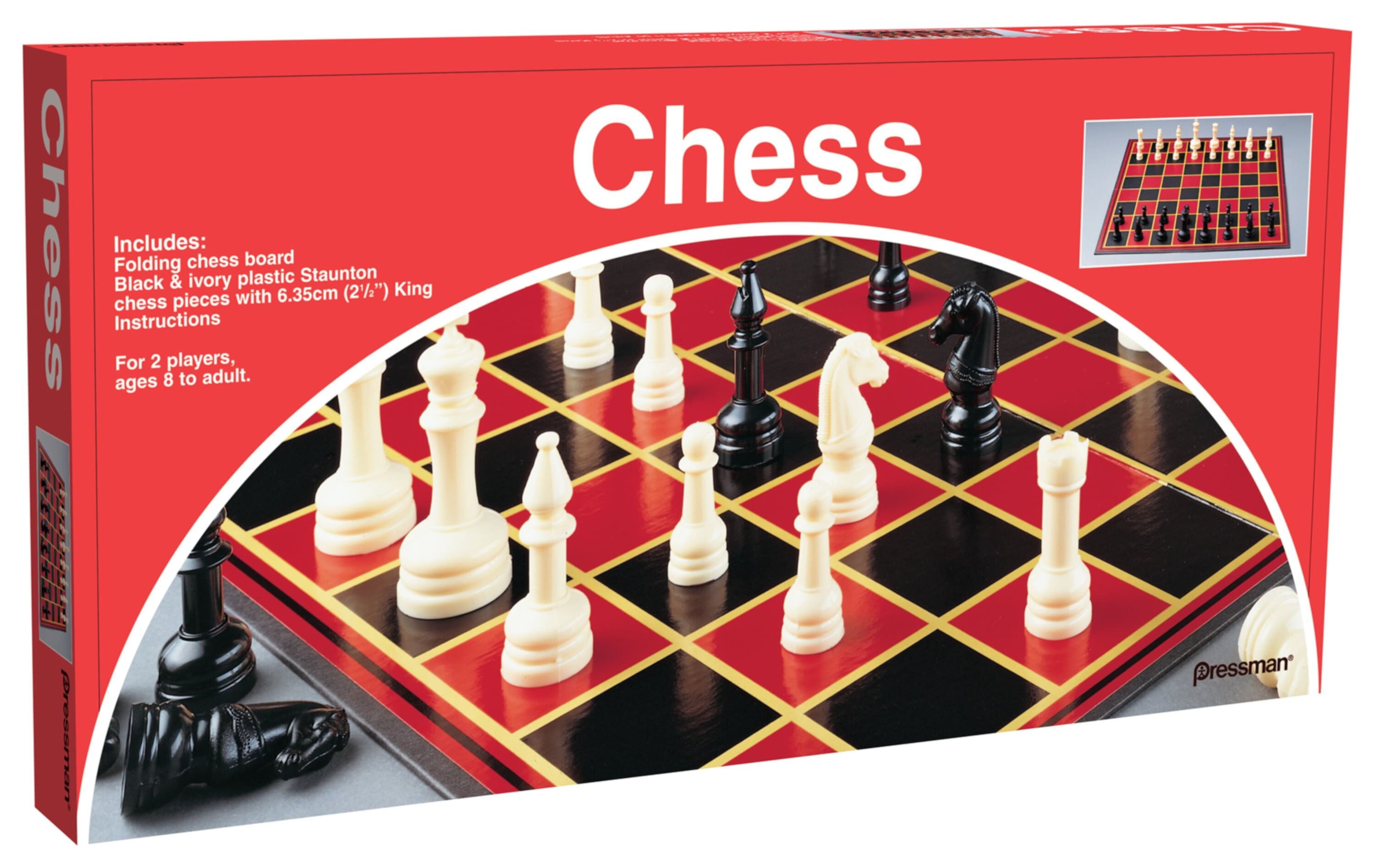 (2 pack) Pressman Chess (Folding Board) Pressman Toys