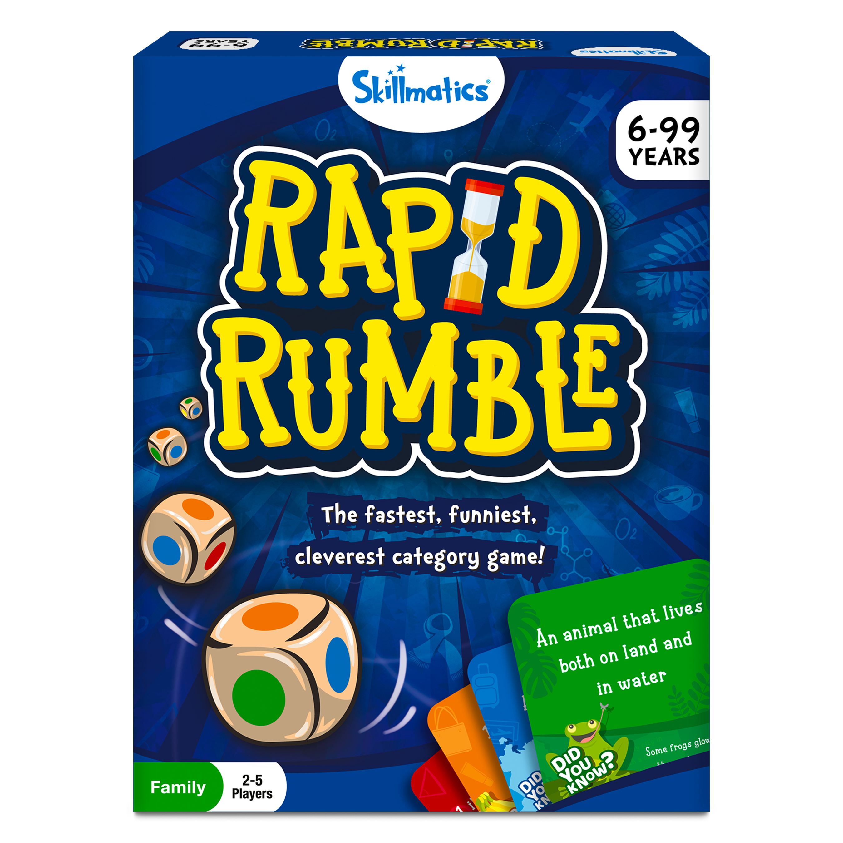 Skillmatics Board Game - Rapid Rumble, Fun for Family Game Night, Gifts for Boys & Girls Ages 6 & up Skillmatics