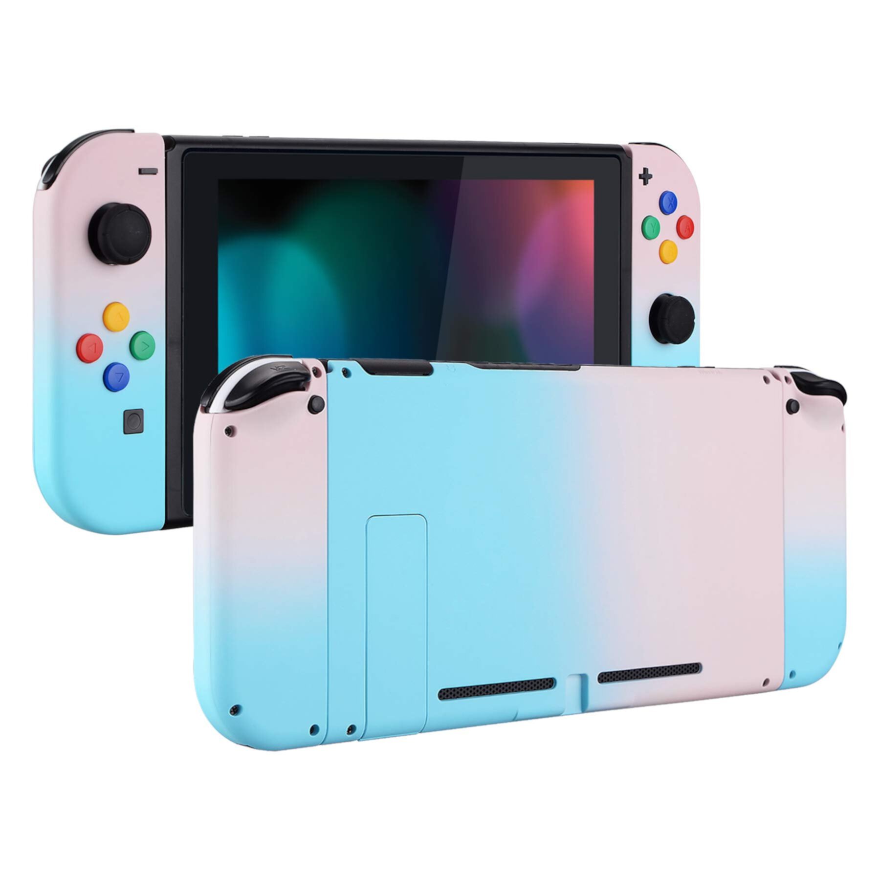 eXtremeRate Pink Handheld Housing w/Full Set Buttons Replacement Shell for Nintendo Switch Console EXtremeRate