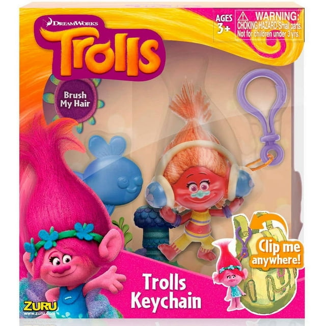 Trolls-medium Key Chain 4 Pack Trolls