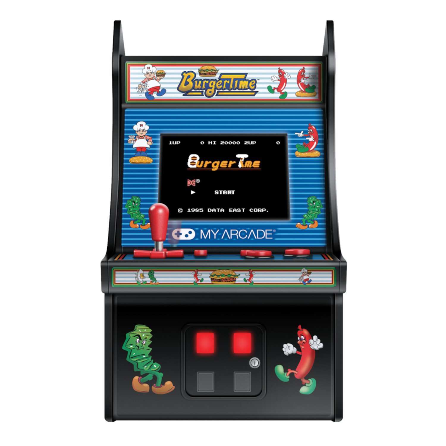 6" Retro Burgertime Micro Arcade My Arcade