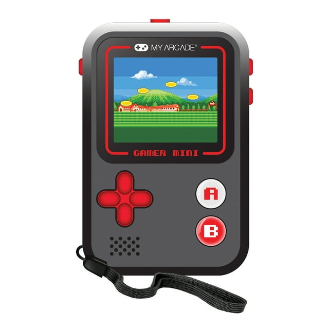 My Arcade DGUN-3925 Gamer Mini Classic 160-in-1 Handheld Video Game System (Black and Red) My Arcade