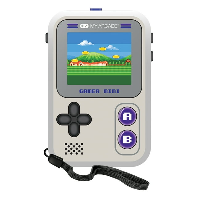 My Arcade DGUN-3924 Gamer Mini Classic 160-in-1 Handheld Video Game System (Gray and Purple) My Arcade