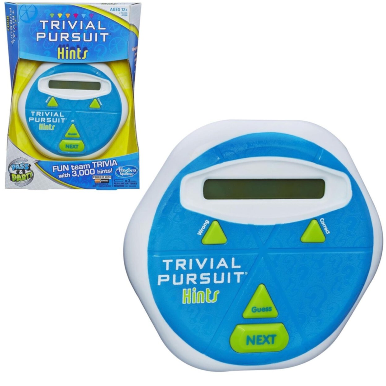 Trivial Pursuit Hints Game Hasbro Electronic Display Play Fun Party Team Toy HASBRO