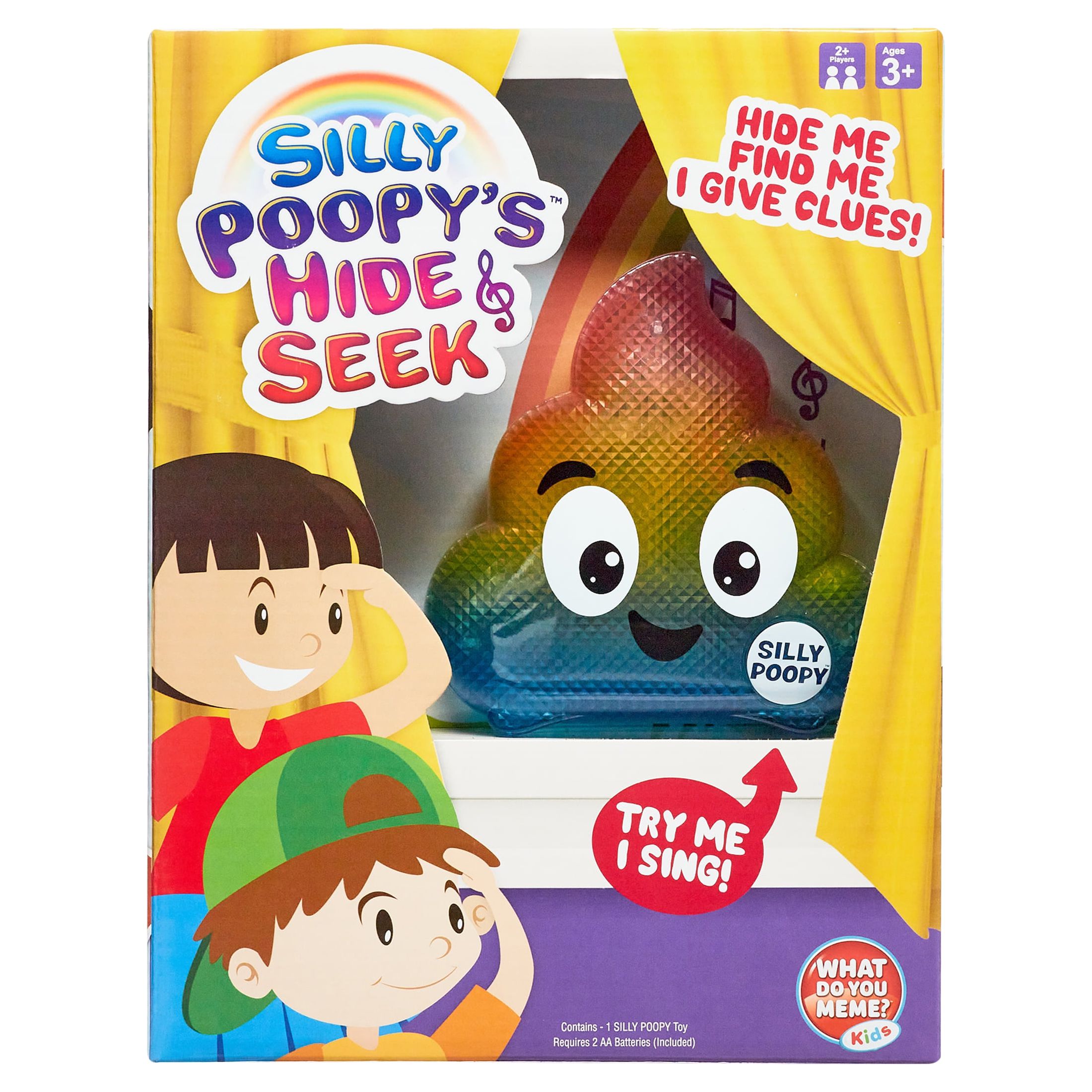 Silly Poopy's Hide & Seek Kids Game by What Do You Meme?® - For Ages 3+ - Electronic Interactive Game WHAT DO YOU MEME?