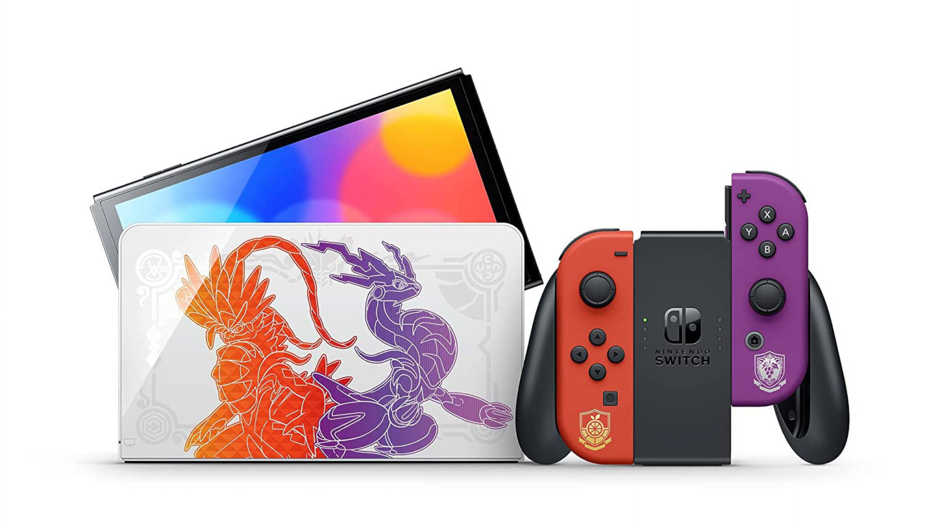 Nintendo Switch OLED Model: Pokemon Scarlet & Violet Edition Japanese Powever Bundle Nintendo