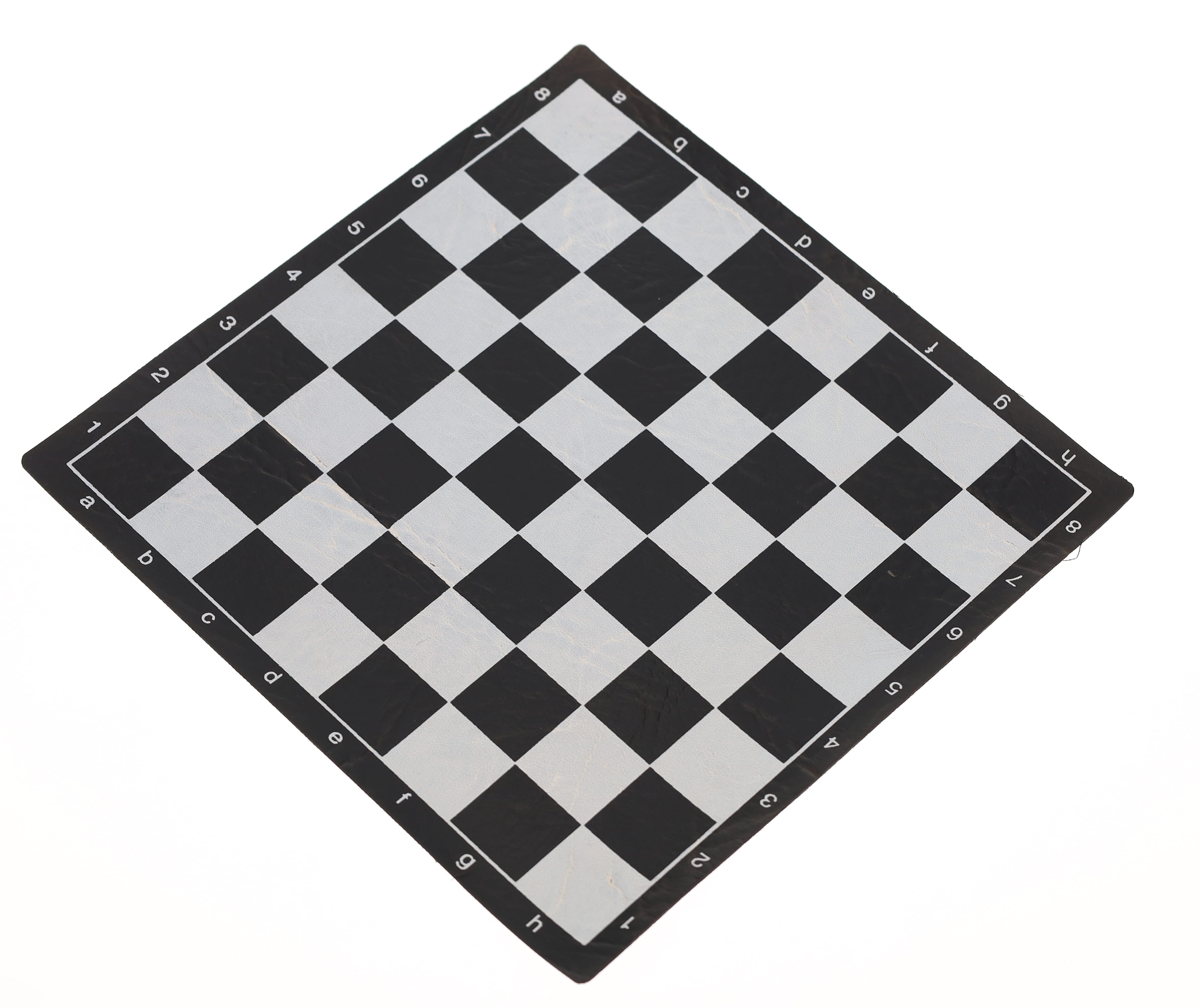 WE Games USA Roll Up Vinyl Chess Board - Black - 8 in. WE Games