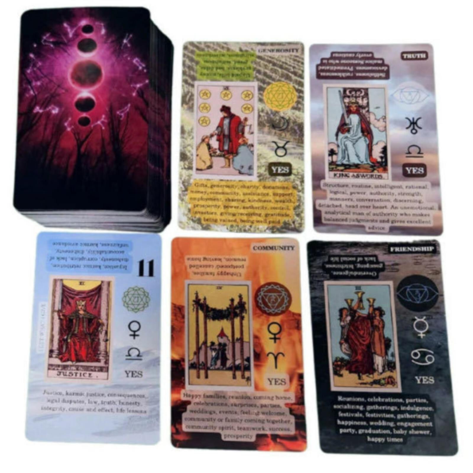 Alexda Tarot Cards Set For Beginners Tarot Cards With Book 78 Classic Tarot Cards Tarot Cards For Beginners With Meanings On Them Alexda