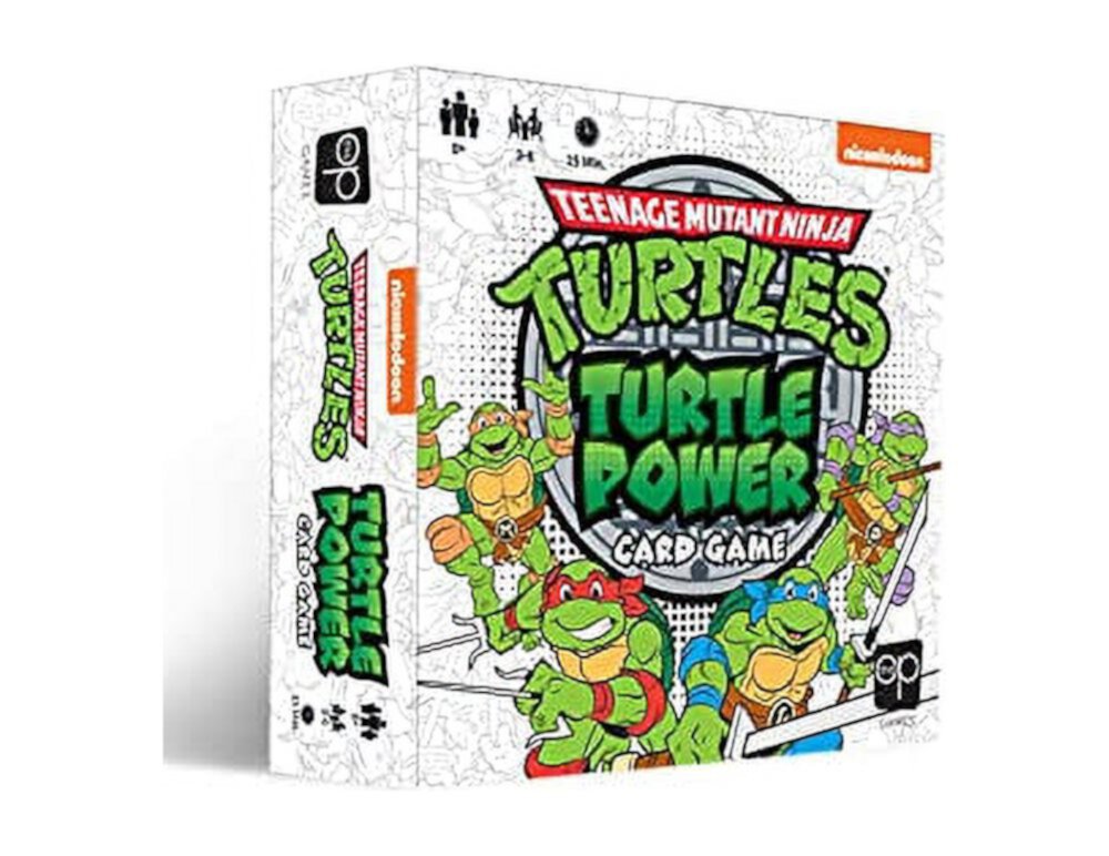 Teenage Mutant Ninja Turtles Turtle Power Card Game | Work Together to Defeat Kraang | Similar to Rock, Paper, Scissors and Rochambeau | Officially Licensed TMNT Game | Fast-Paced and Easy to Learn USAopoly