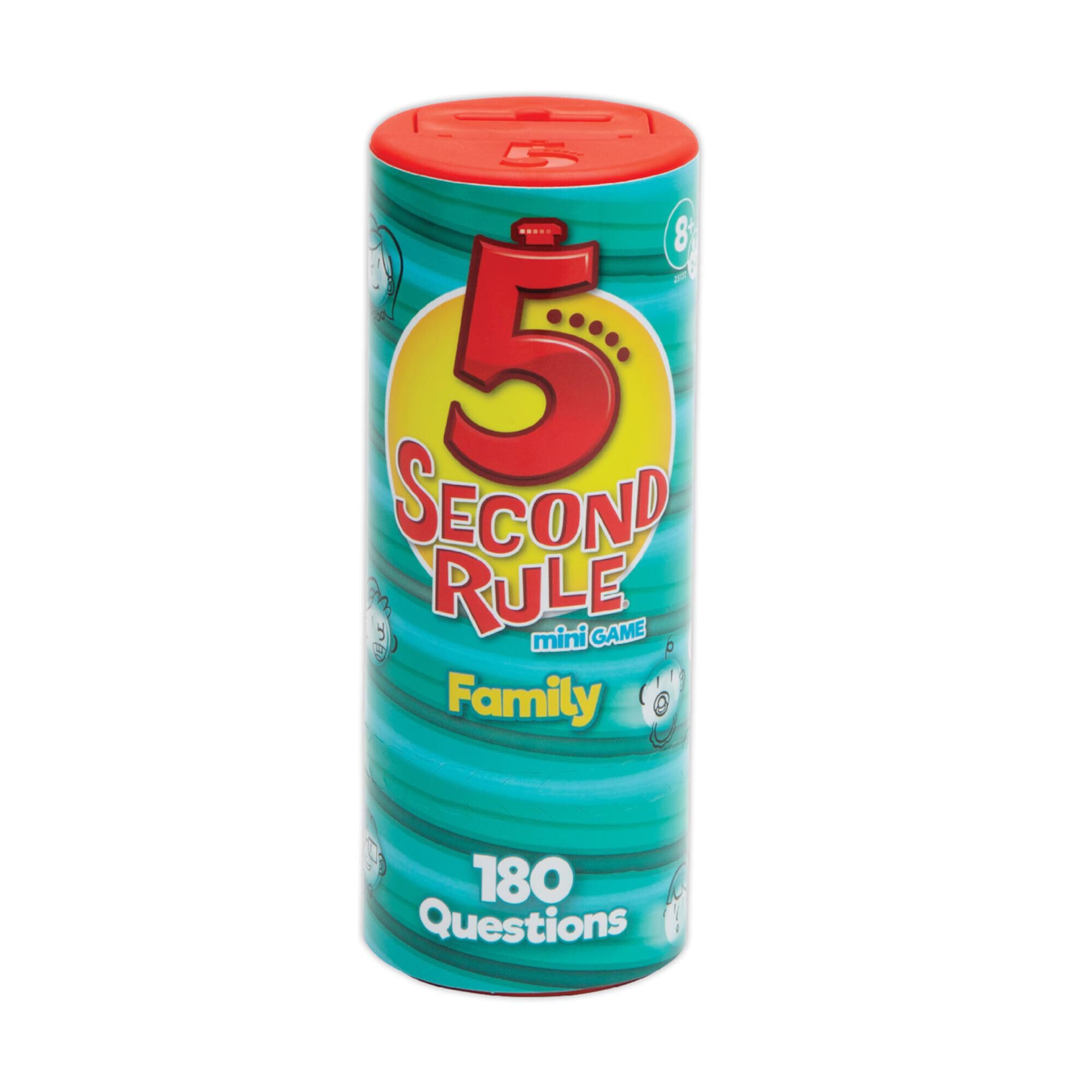 5 Second Rule Family Mini Game 180 Questions Unknown