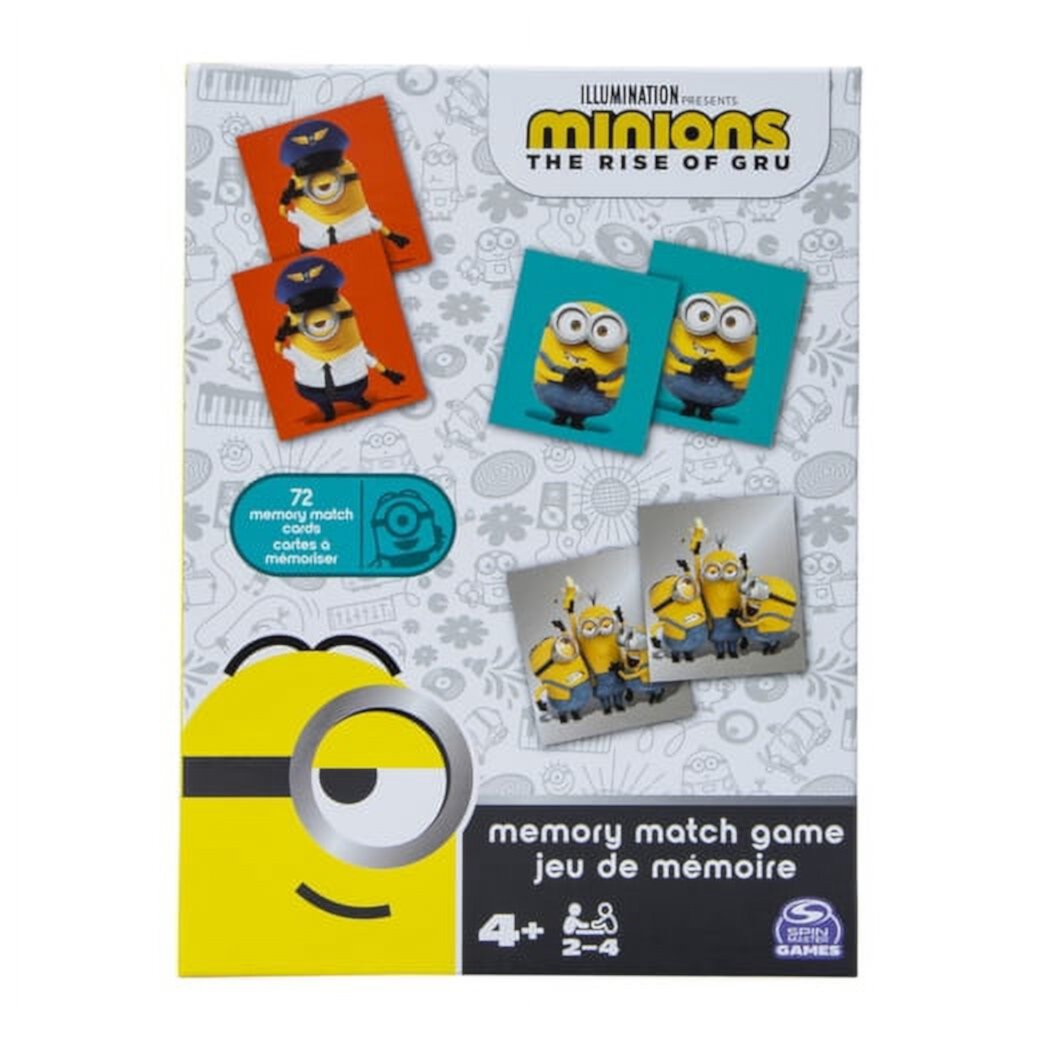 Memory Match Game Minions - 72 Memory Cards Spin Master Games