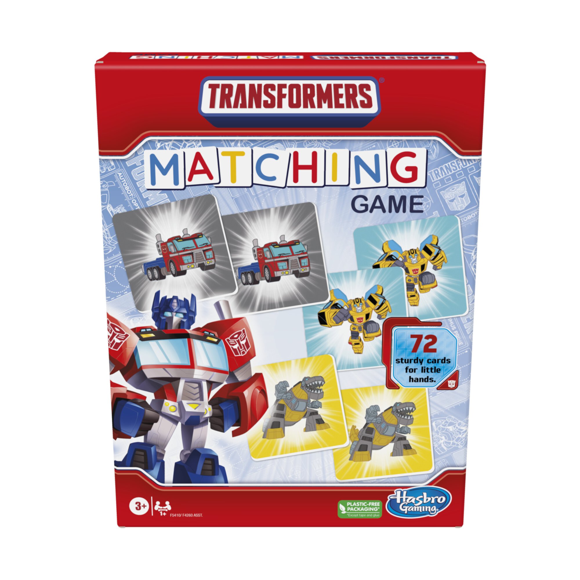 Transformers Matching Game, Fun Preschool Card Game for 1+ Players Transformers