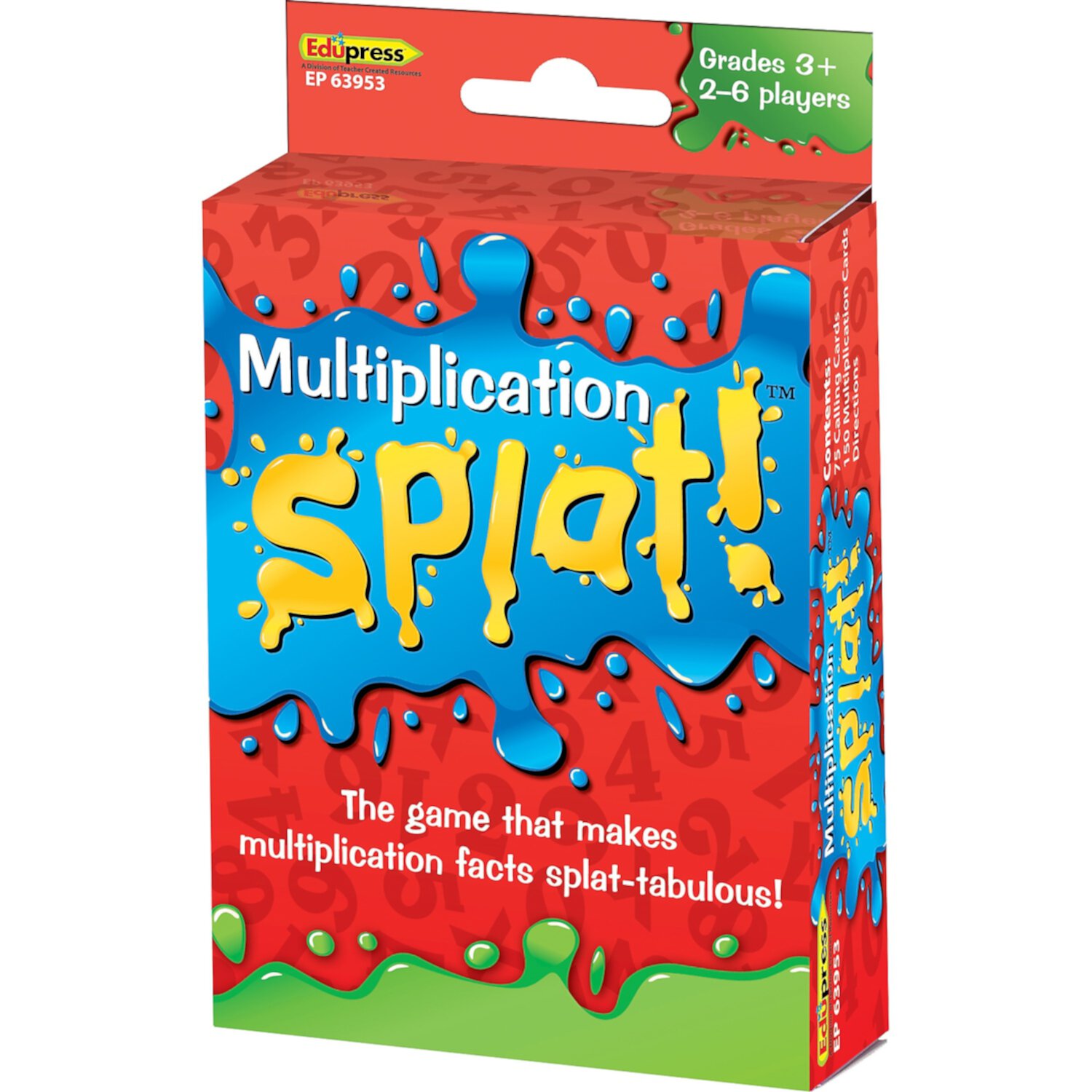 Teacher Created Resources Math Splat™ Card Game: Multiplication Teacher Created Resources