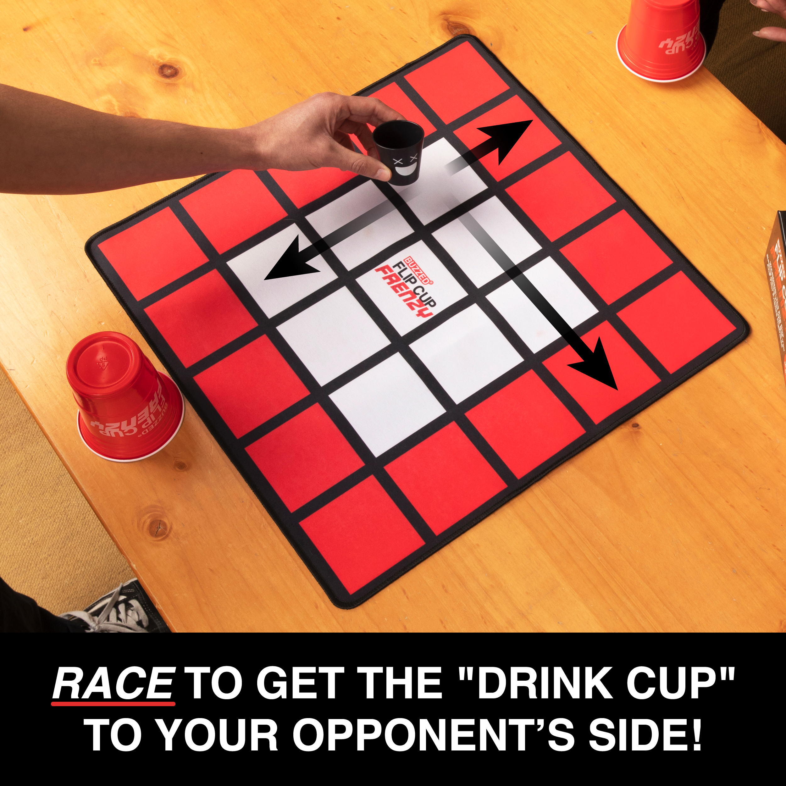 Buzzed Flip Cup Frenzy - the Adult Party Game by What Do You Meme?® WHAT DO YOU MEME?